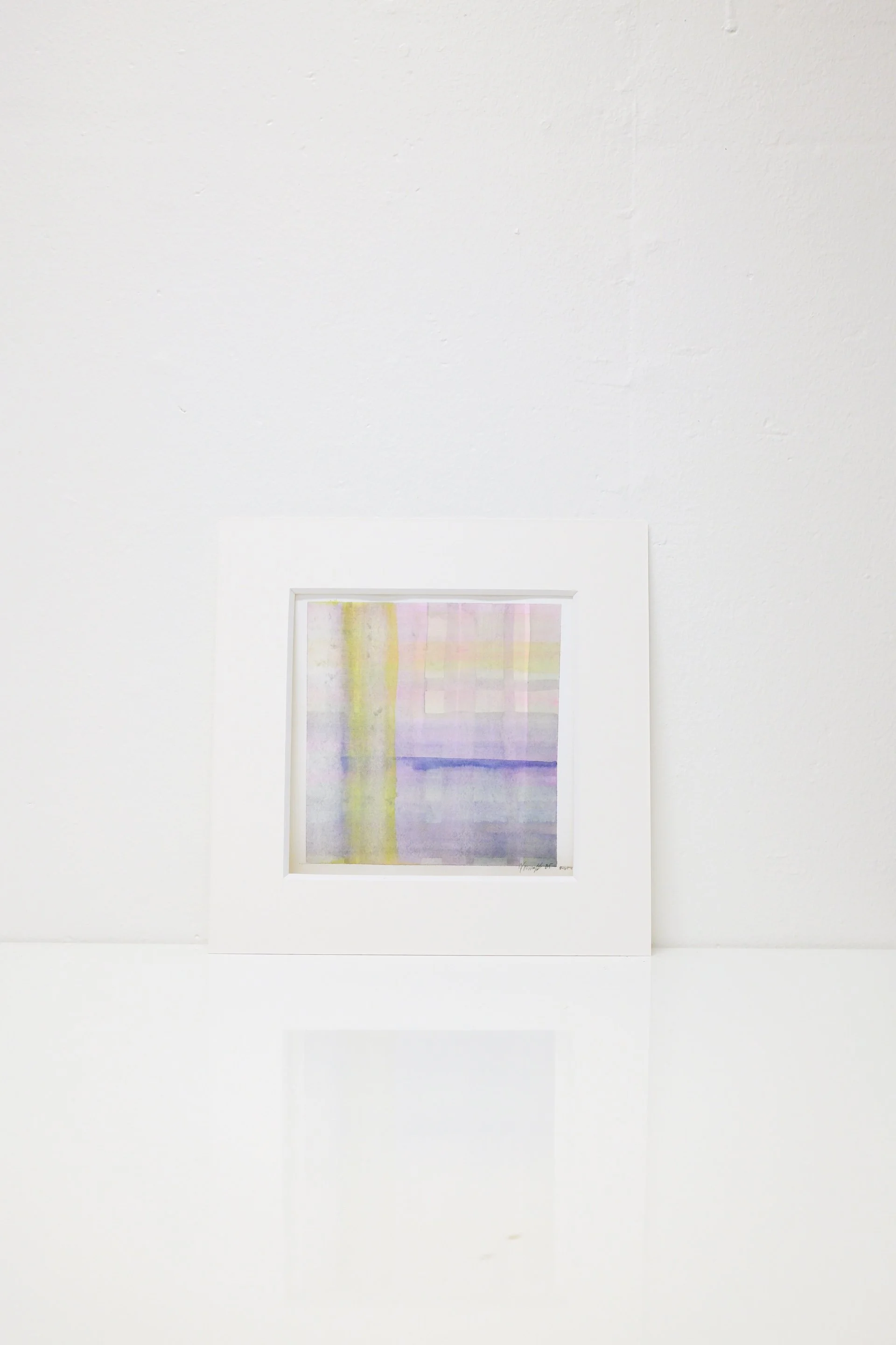 Verna Kovanen: Verhojen läpi, 2025, aquarelle painting