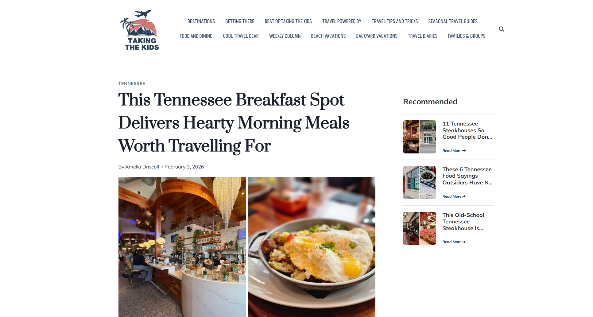 This Tennessee Breakfast Spot Delivers Hearty Morning Meals Worth Travelling For