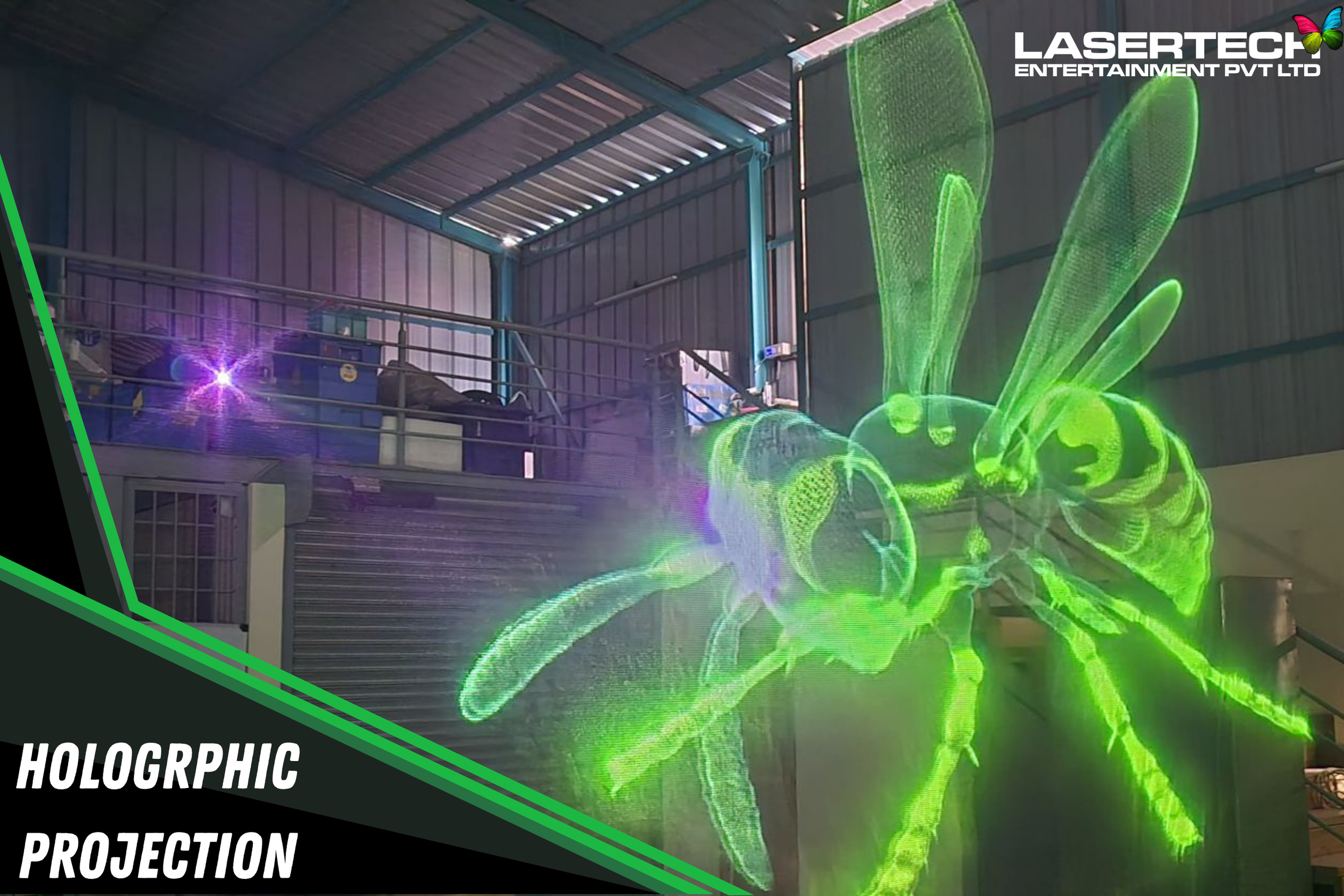 Holographic projection services India product launches events Bangalore Mumbai Delhi