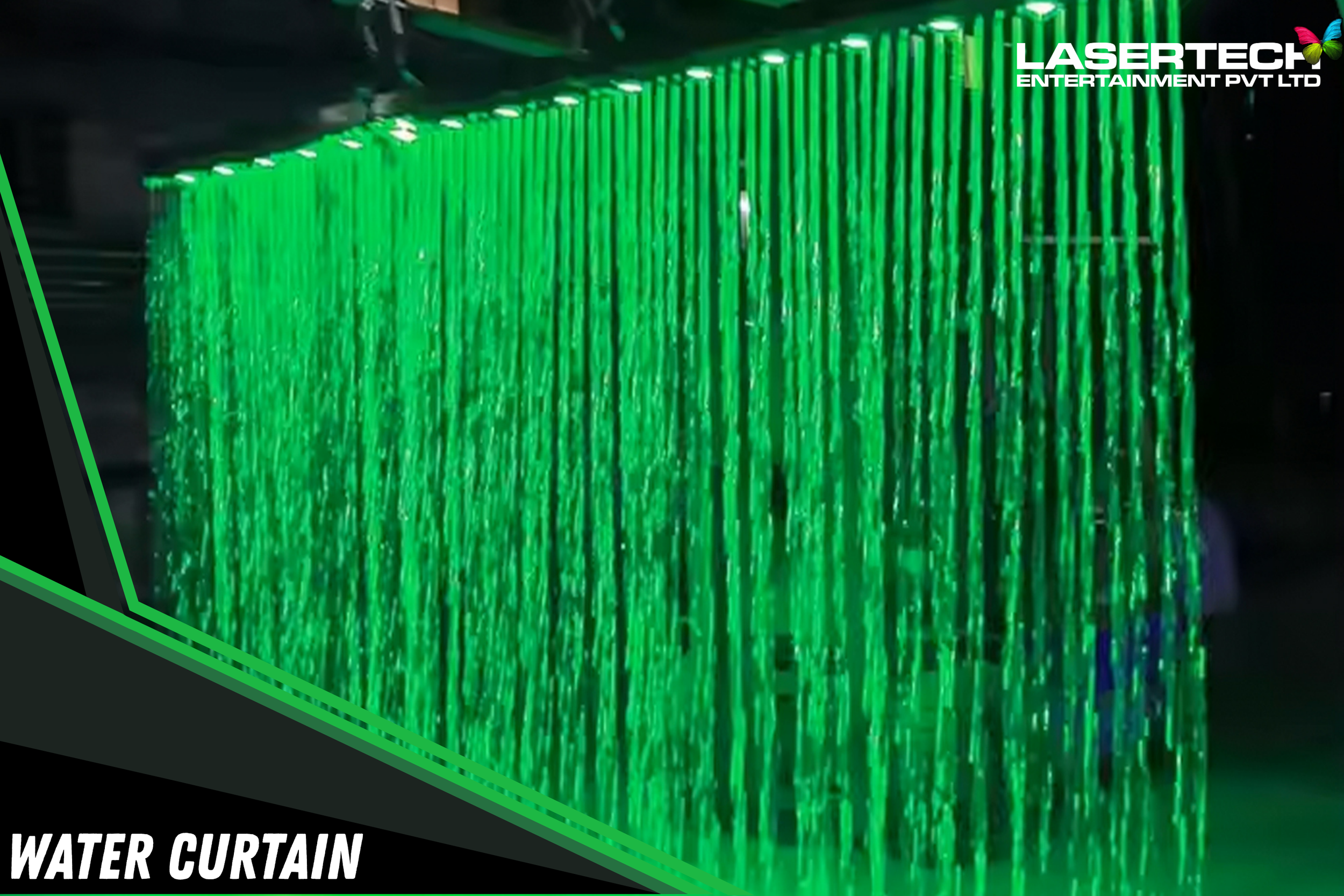 Water screen projection show outdoor India Bangalore Mumbai Delhi Chennai Kolkata