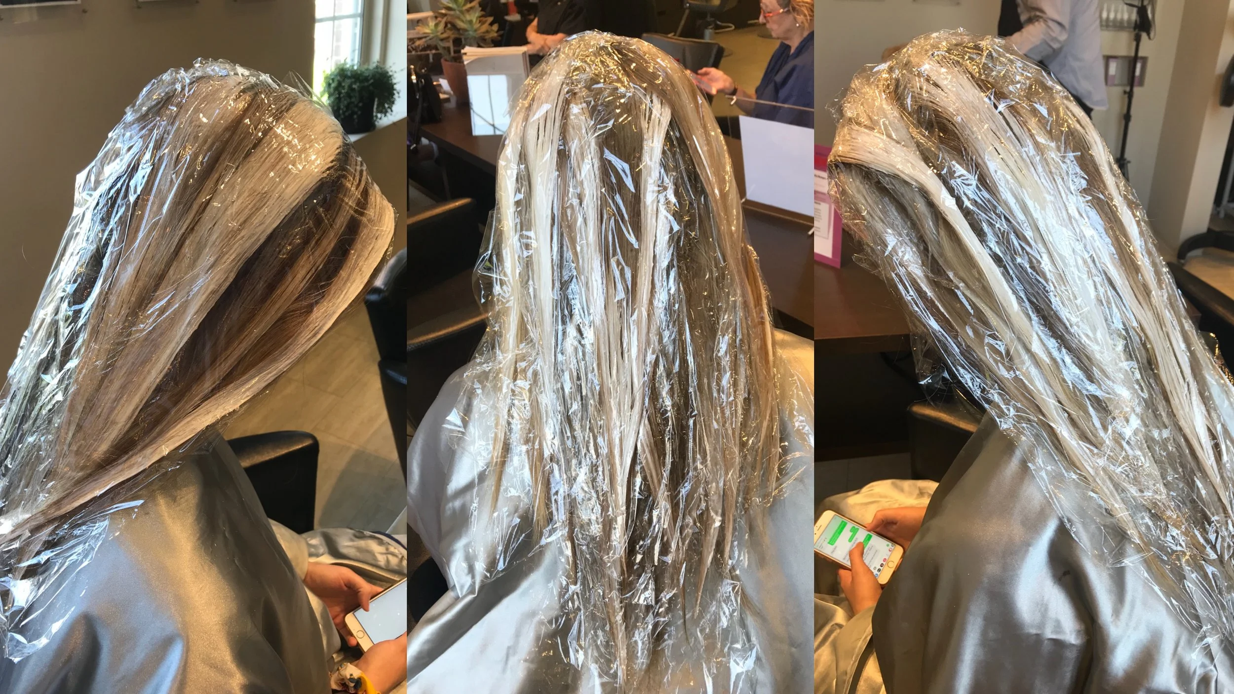 During Balayage Processing