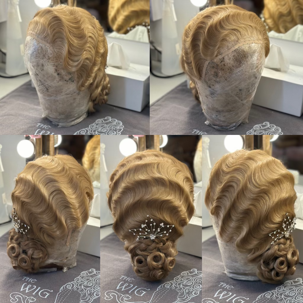 Fingerwave with Chignon