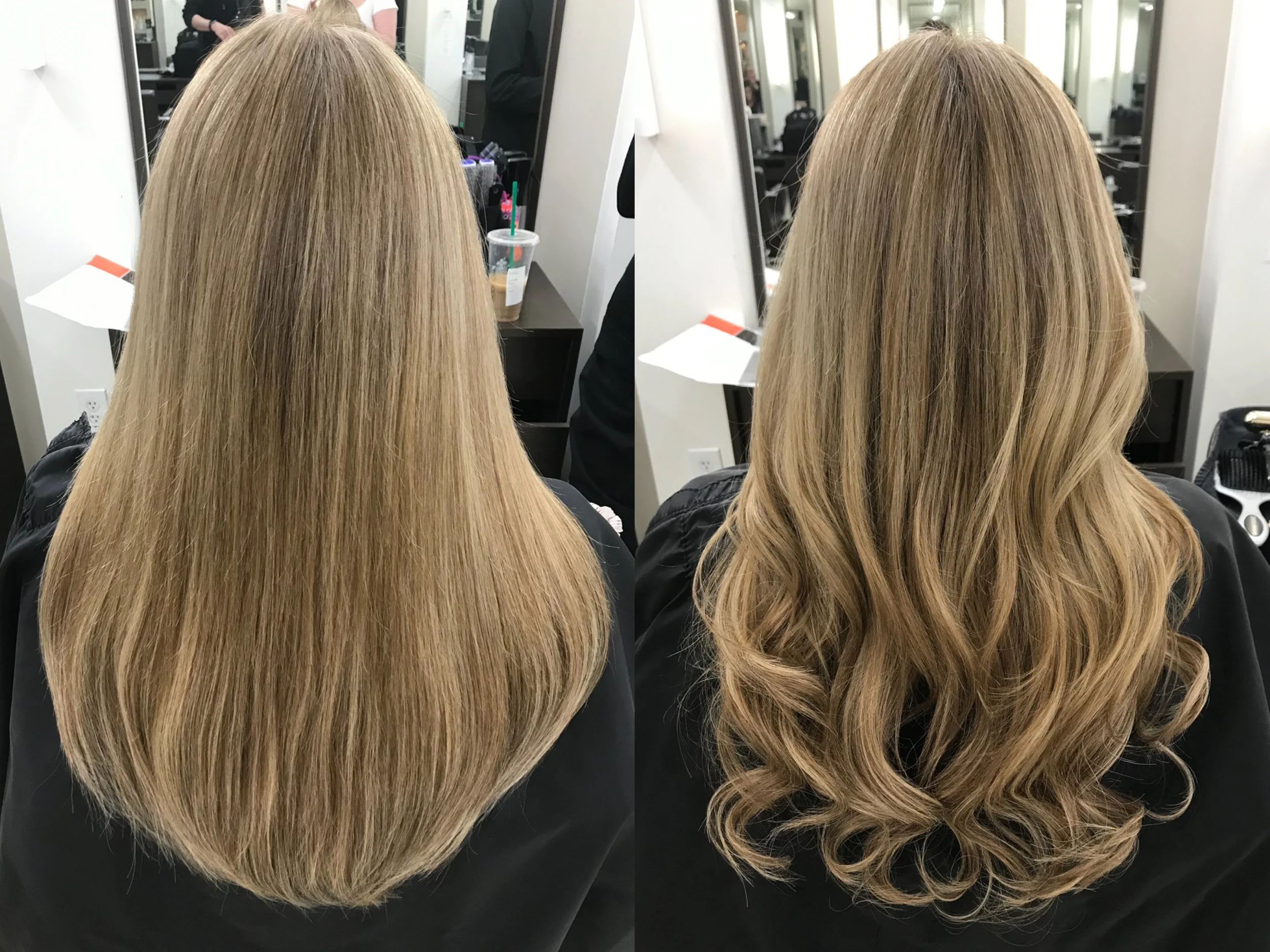 After Extensions - Straight/Curled