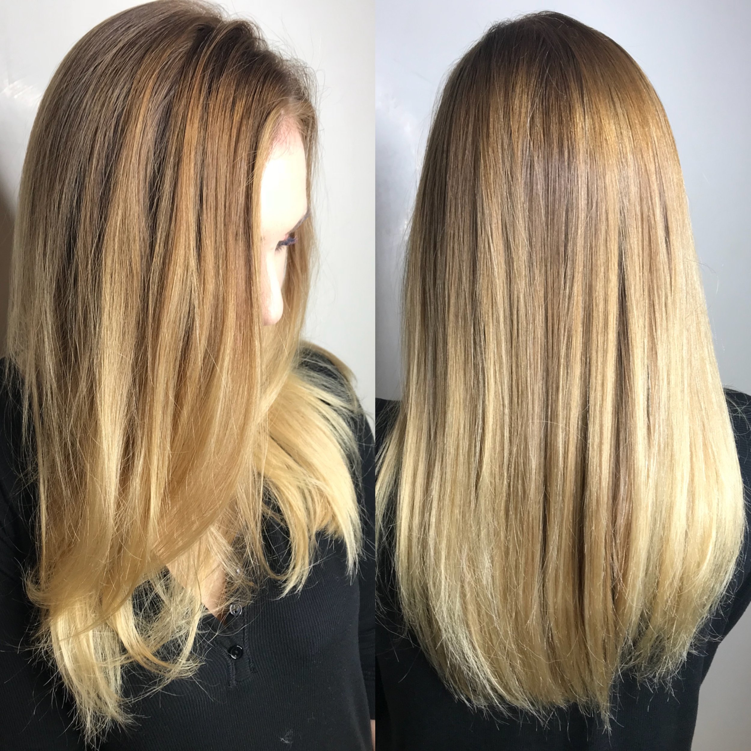 After Balayage Color Correction