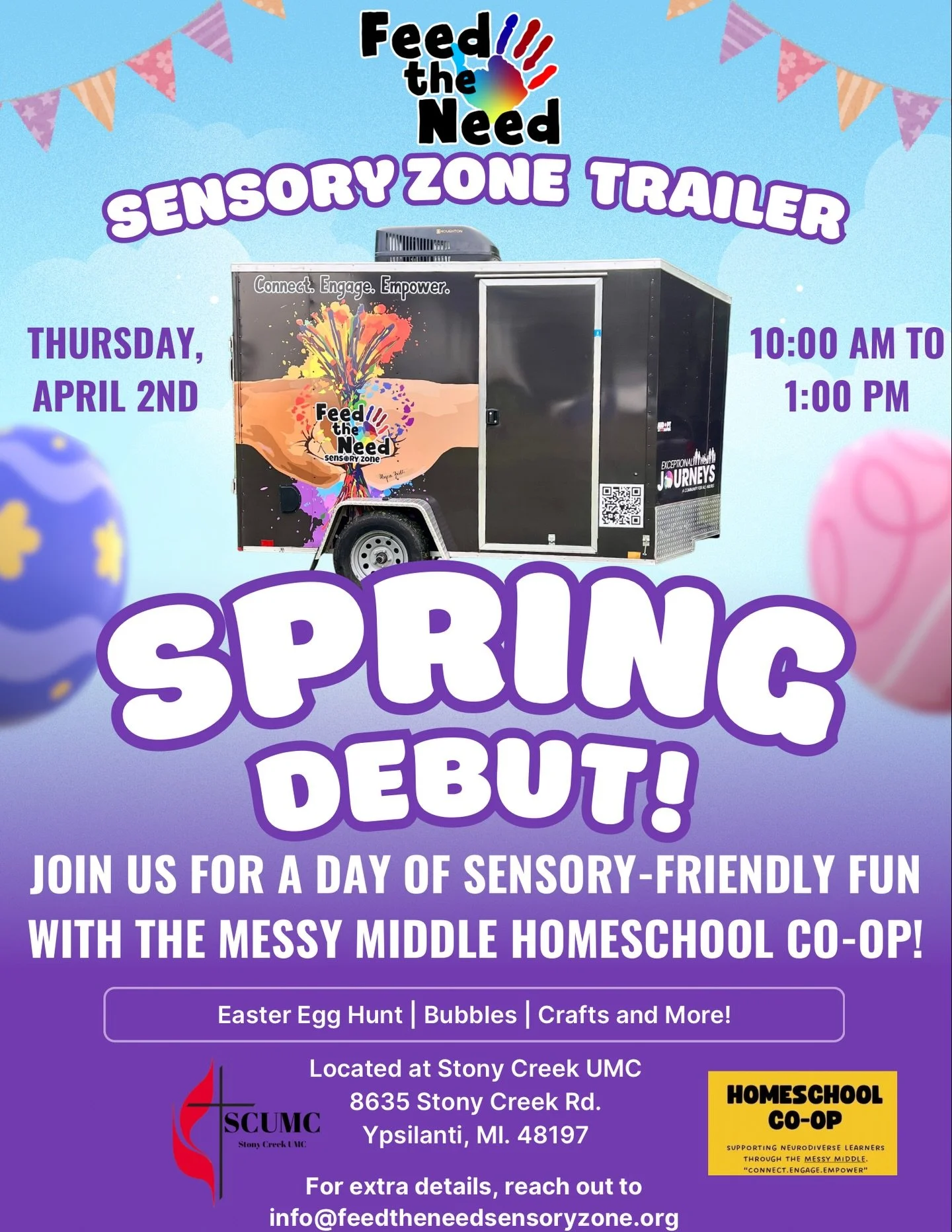 The Feed the Need Sensory Zone Trailer is BACK and making its FIRST appearance of the year!

We&rsquo;re starting Autism Awareness Month in our typical fashion&hellip; rooted in community and intentional inclusion 💜

Join us as we debut the trailer 