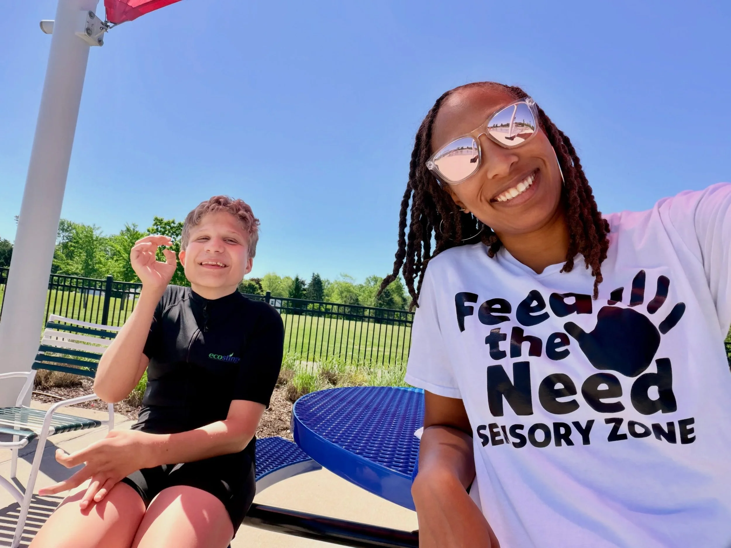 Such a fun afternoon with some of our homeschool co op kiddos at Quirk Park! ☀️💦

The kids had an awesome time at the splash pad and playground, we met some wonderful families, and it just made us even more excited for summertime and all the fun sti