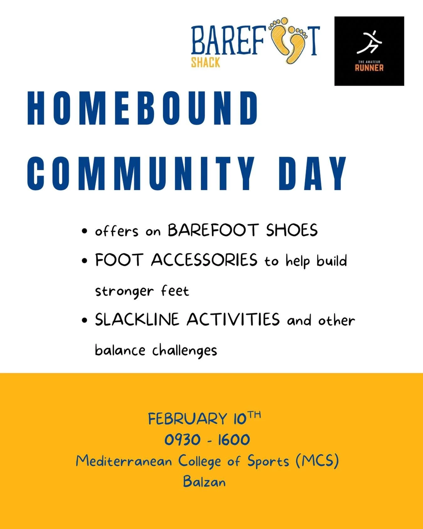 Join us for a fun day for a great cause.

To get more information kindly follow @homebound.mt 

See you there !!