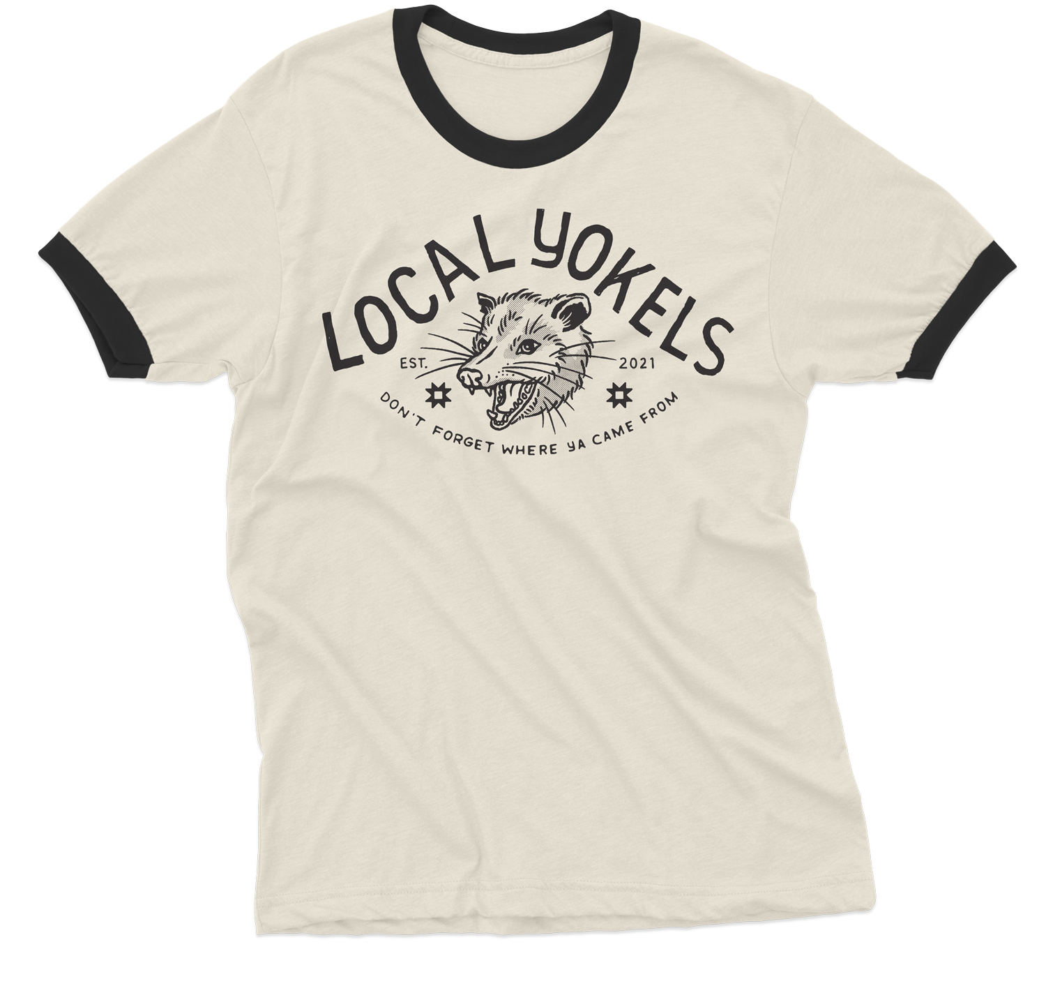 Local Yokels Opossum Ringer Tee