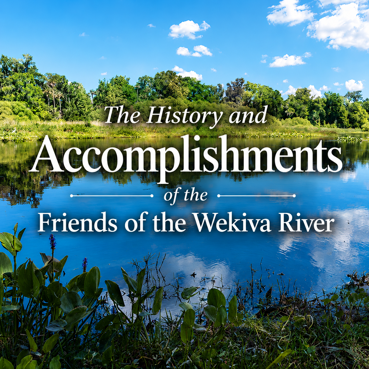 The History and Accomplishments of the Friends of the Wekiva River, (FOWR), and the Significance of the Wekiva River System Inc.