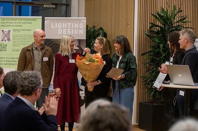 I am happy, proud and honoured to be involved in TWO of the four nominated projects for the Danish Lighting Award 2022!
 
Happy to have won the award with the beautiful transformation of Auditorium Building 116 at DTU.
 
Proud to have not only one, b