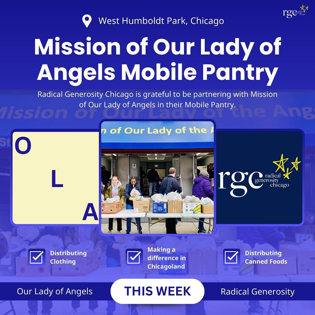 RGC tremendously enjoys its collaboration with the Mission of Our Lady of Angels in the West Humboldt Park neighborhood on the west side of Chicago. Their dedication lies in aiding the underprivileged and spreading the richness of their faith.

Volun