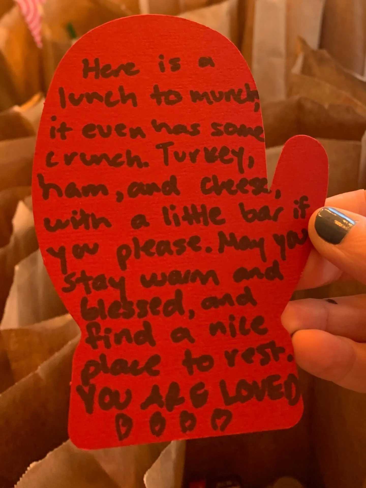 While many of us were recovering from Thanksgiving feasts or diving into holiday sales, the incredible McAlister-Zelazny family showed up BIG for our food-insecure neighbors! 💛

They lovingly prepared 25 jam-packed, nutritious brown-bag lunches and 