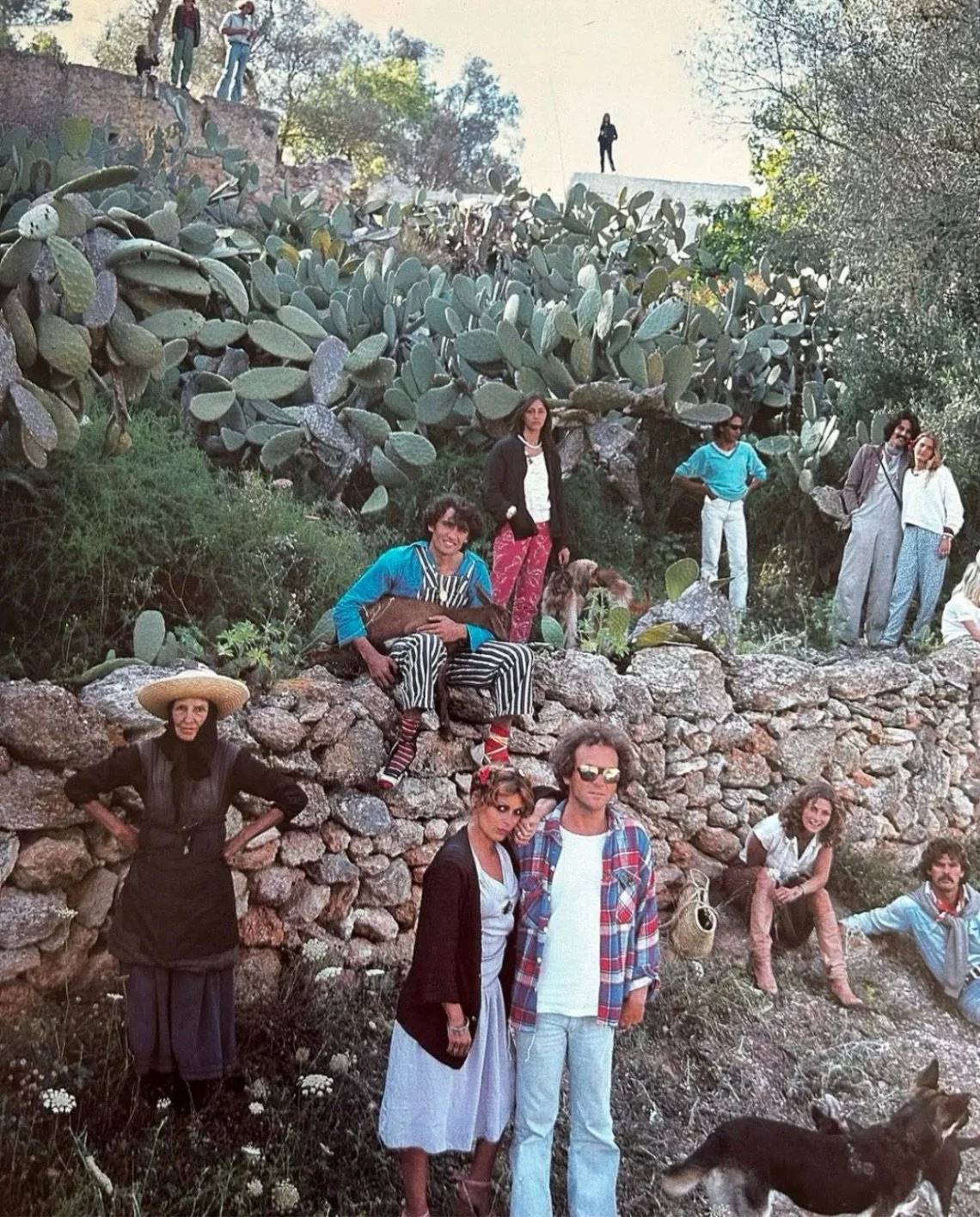 Today, on Earth Day, I&rsquo;d like to share this sweet photo of my beloved island Ibiza taken somewhere in the seventies, around the time when my mum first set foot on her red earth and fell in love. 

It was a time before designer bags, private jet