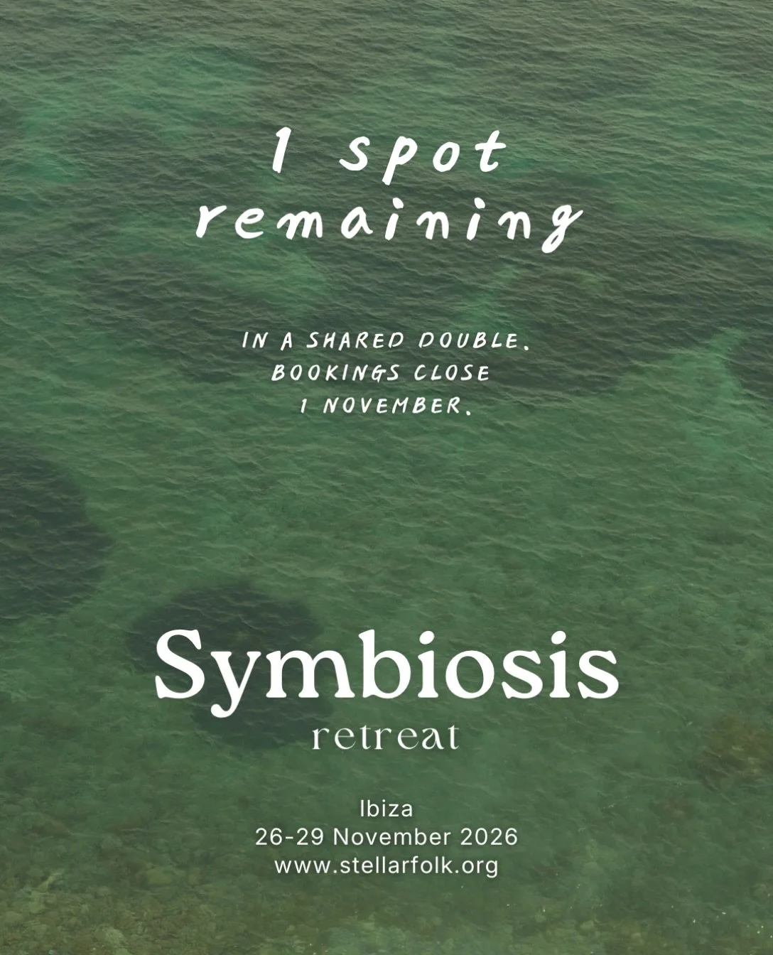 The gates are nearly closed. 🌿🚪🌀✨
One spot has opened for our sold-out November mini @symbiosisretreat due to a cancellation! It&rsquo;s in a beautiful shared double room with private bathroom.

Deep healing, ceremony, rest, time in nature and com
