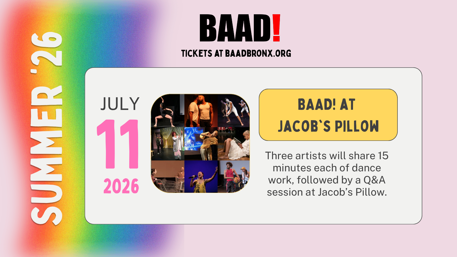 BAAD! at  Jacob's Pillow