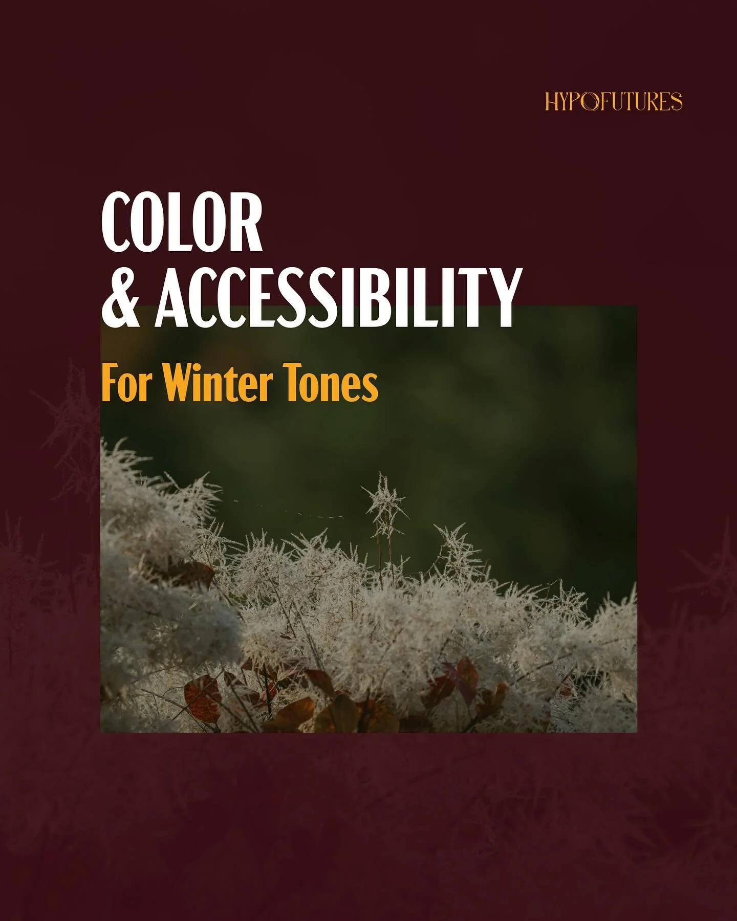 📂 Save this for your Winter designs.

〰️
Color accessibility for winter tones.

Your holiday palette should feel warm &mdash; and still be readable.