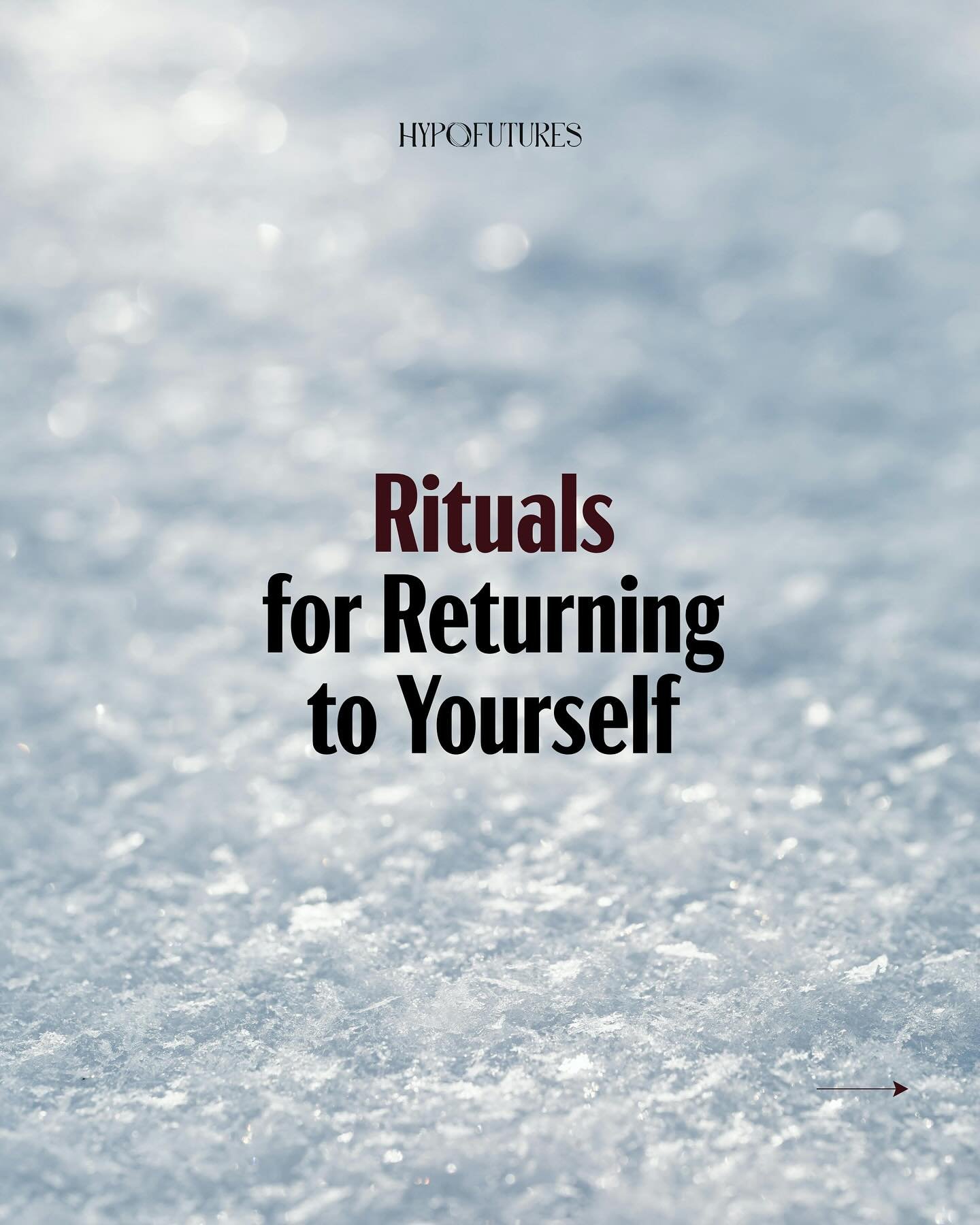 Try one this weekend and lmk how it felt.

〰️
Rituals for Returning to Yourself

Extended Exhale (aka 3-6 or 4-8 breathing)
- Breathe in for 4 counts
- Hold for 4
- Breathe out for 8 counts

Lengthening your exhale, making it longer than your inhale 