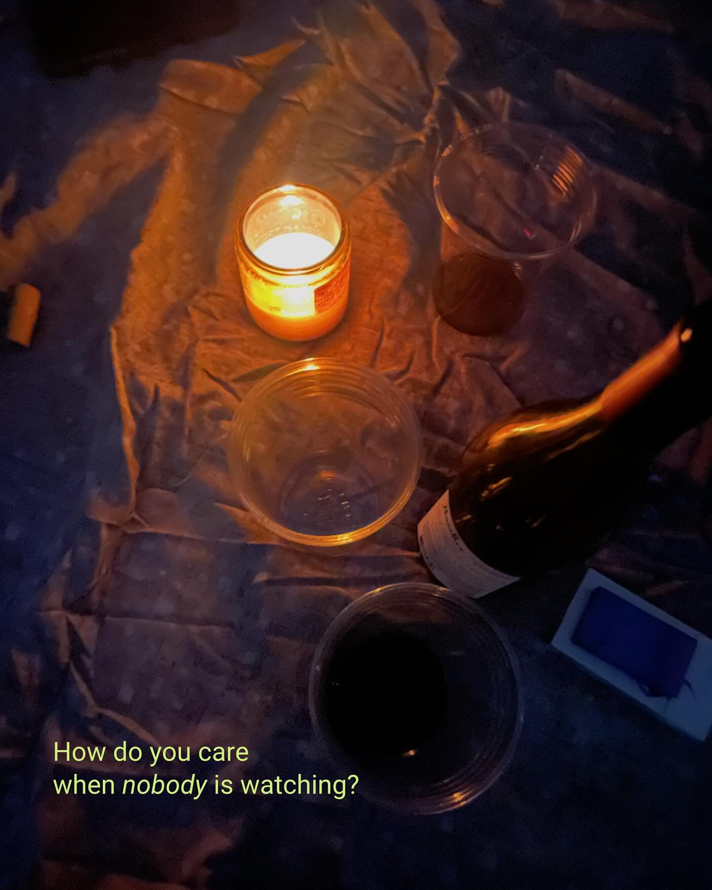 For when you need permission to care.