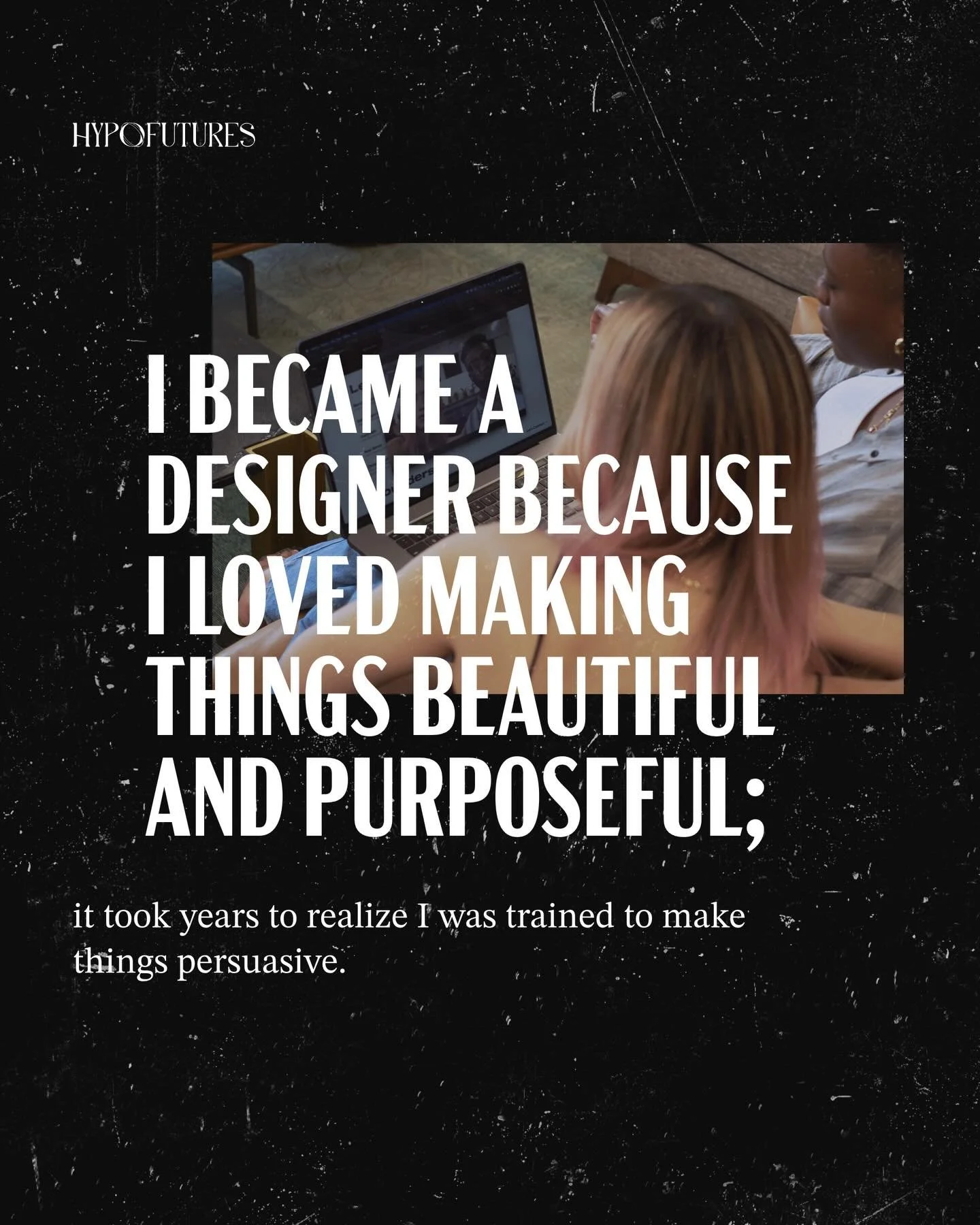 Name people&mdash;not personas.
