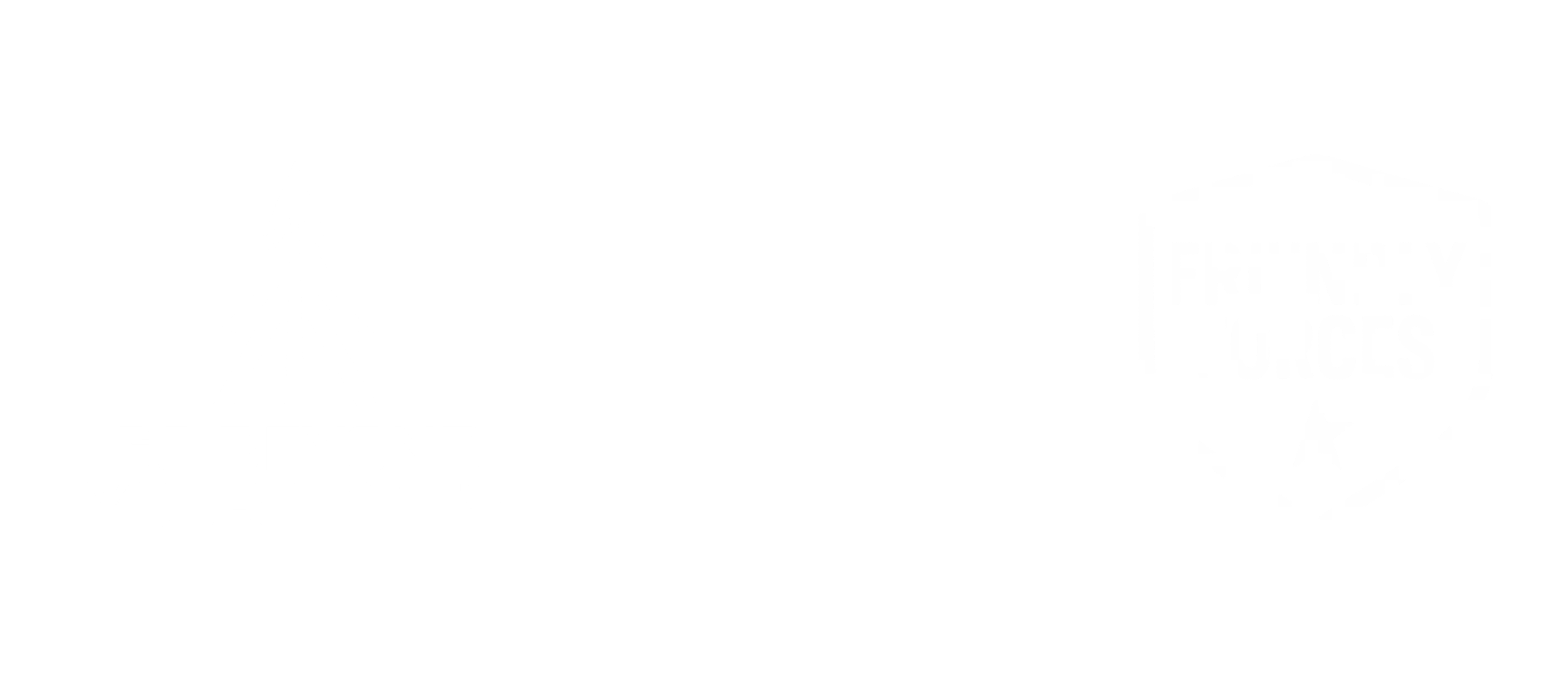 A black background featuring three logos in white. On the left, a stylized pine tree with the text "GO BEYOND YOUR LIMITS" underneath. In the center, a white crossed line. On the right, a shield-shaped emblem with the text "FRIENDLY FORCES" and a star below.