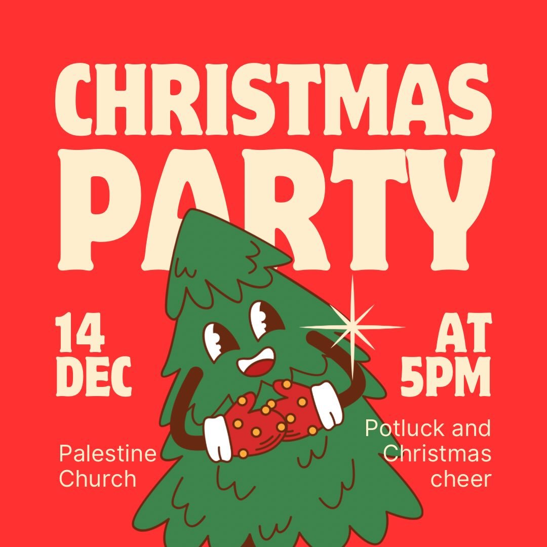 You won&rsquo;t want to miss the festivities at our annual Christmas party! Next Sunday at 5. Everyone bring a hot dish or dessert.