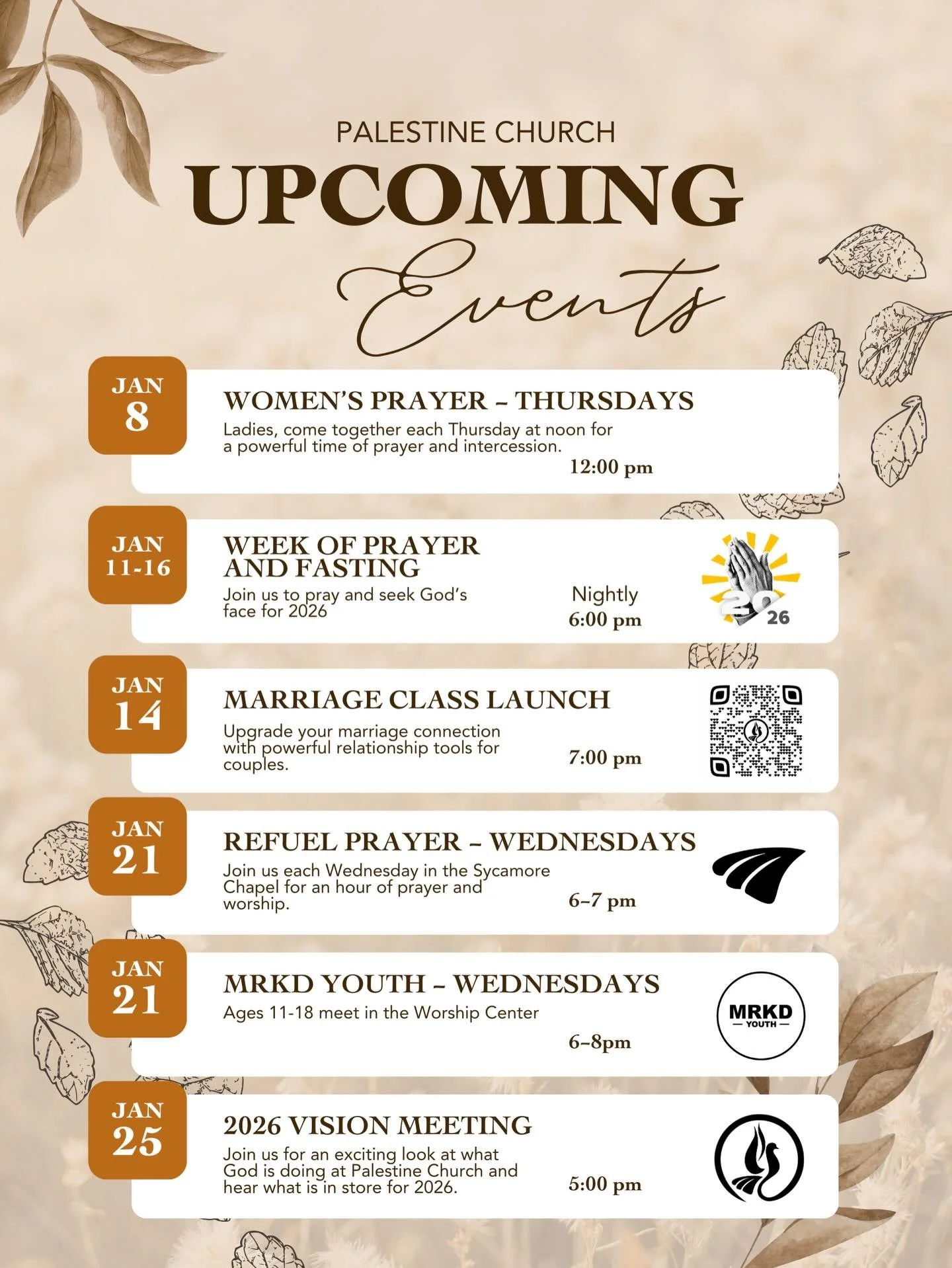 January is here!
Take a look at some of the things we&rsquo;ve got going on