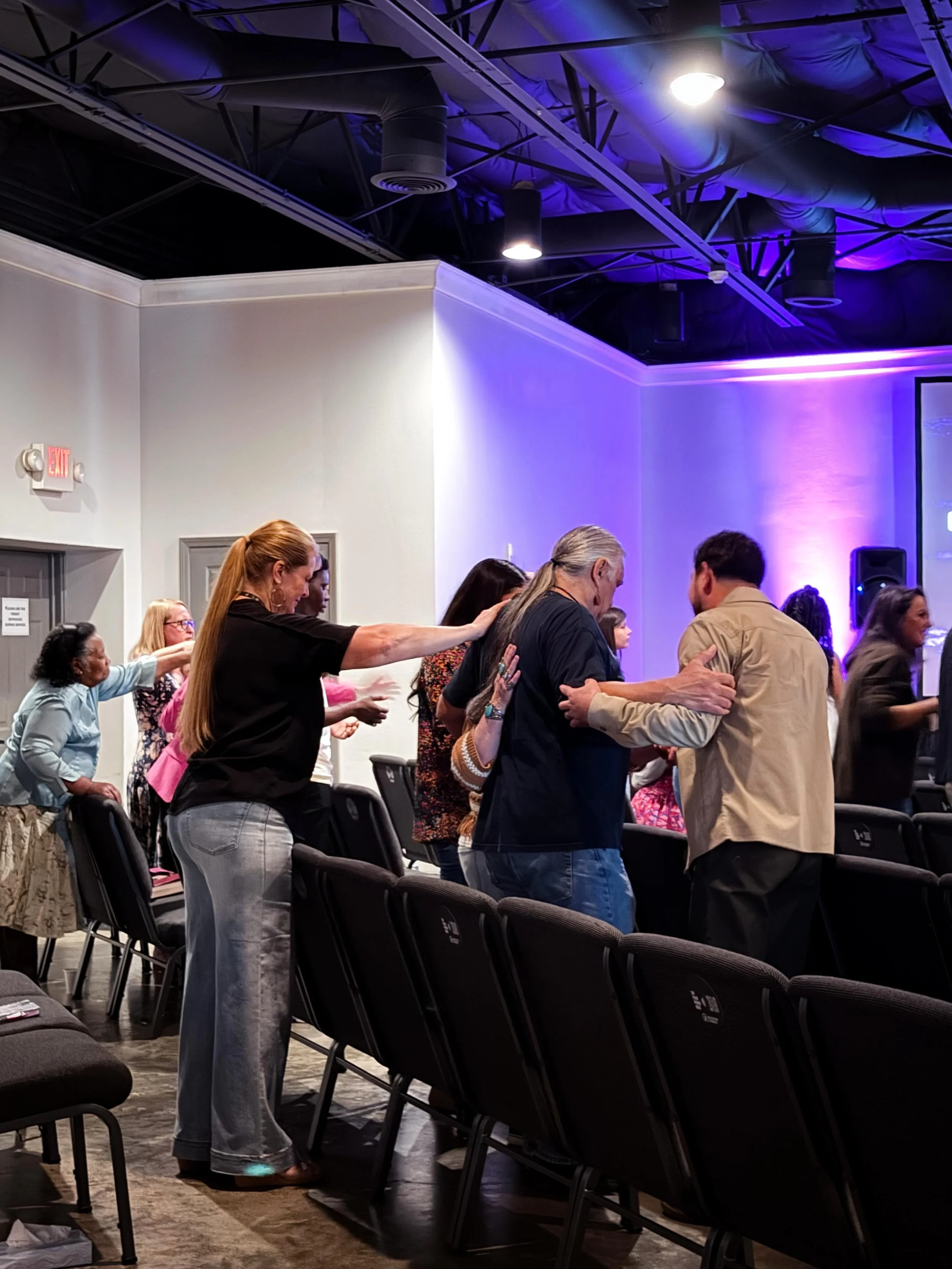 Is anyone among you suffering? Let him pray. Is anyone cheerful? Let him sing psalms. James‬ ‭5‬:‭13‬

We make space every Sunday to pray for one another. There&rsquo;s nothing too great or too small for our mighty God and we believe He answers praye
