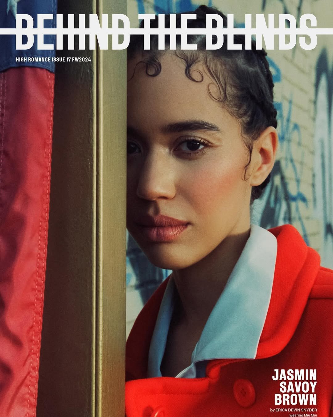JASMIN SAVOY BROWN FOR BEHIND THE BLINDS. ASSISTED TO MICHAEL ROSENBERG
