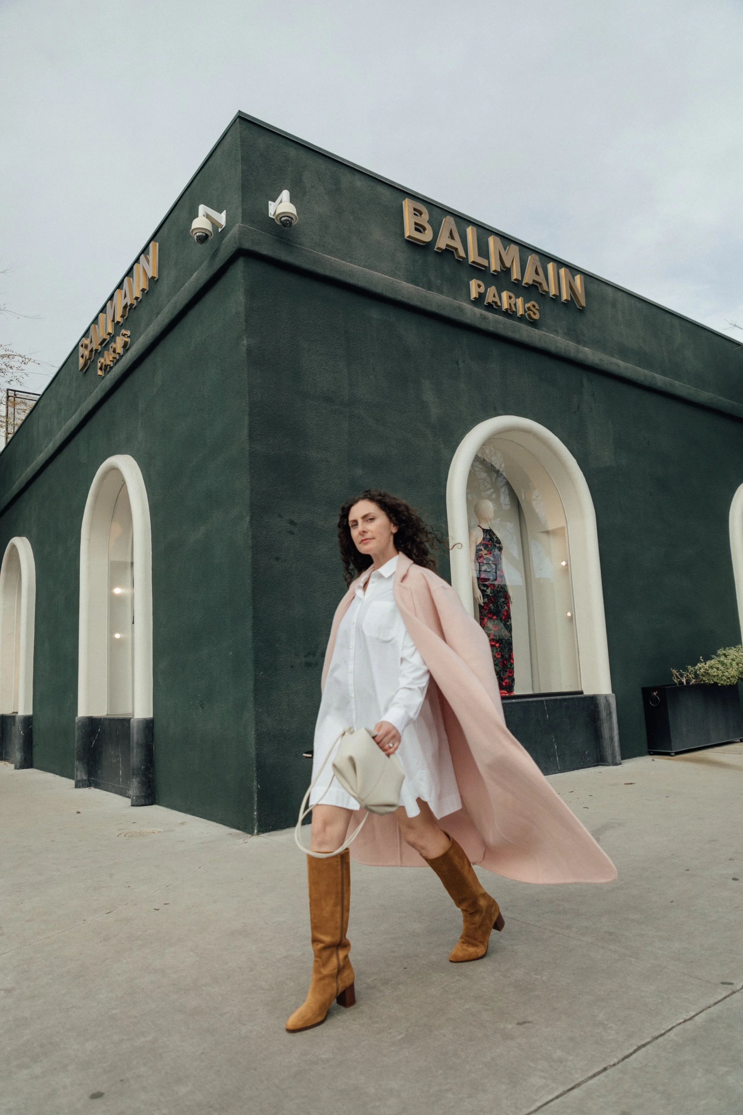 Sezane Mederick コート ウール100% Mederick Coat - Powder Pink - Wool - Sézane