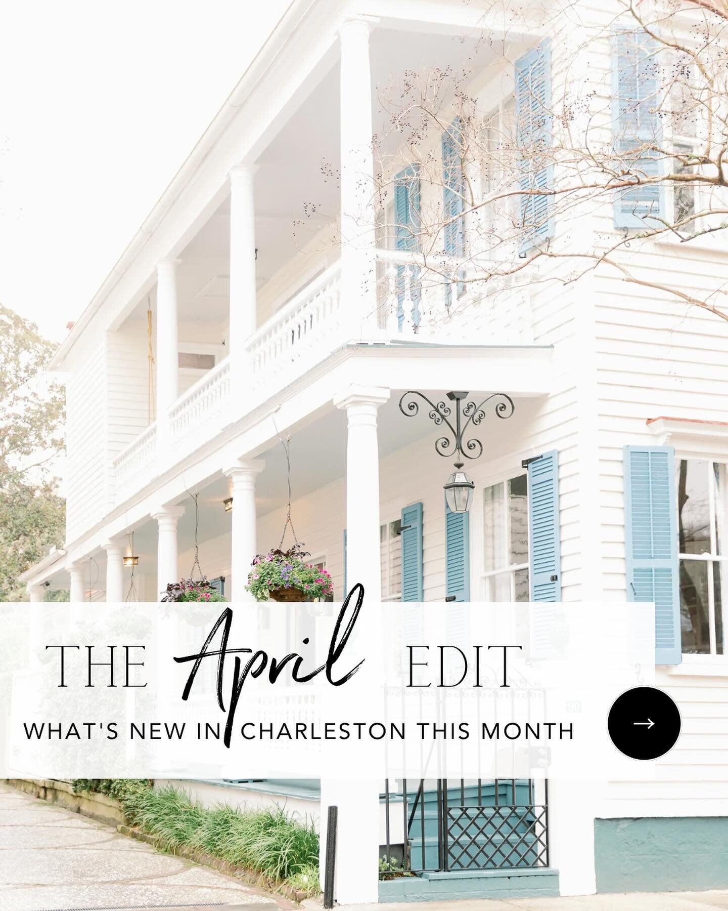 April in Charleston 🌸 &gt;&gt;&gt;

Stay up to date with everything going on in CHS through my monthly newsletter ❤️ link in bio to sign up!

#charlestonrealtor #charlestonsc #mountpleasantsc #mtp #corcorangroup