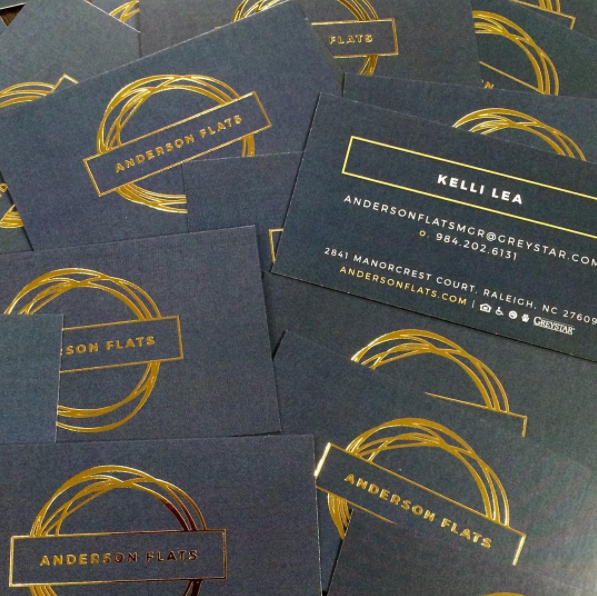 Anderson Flats business cards