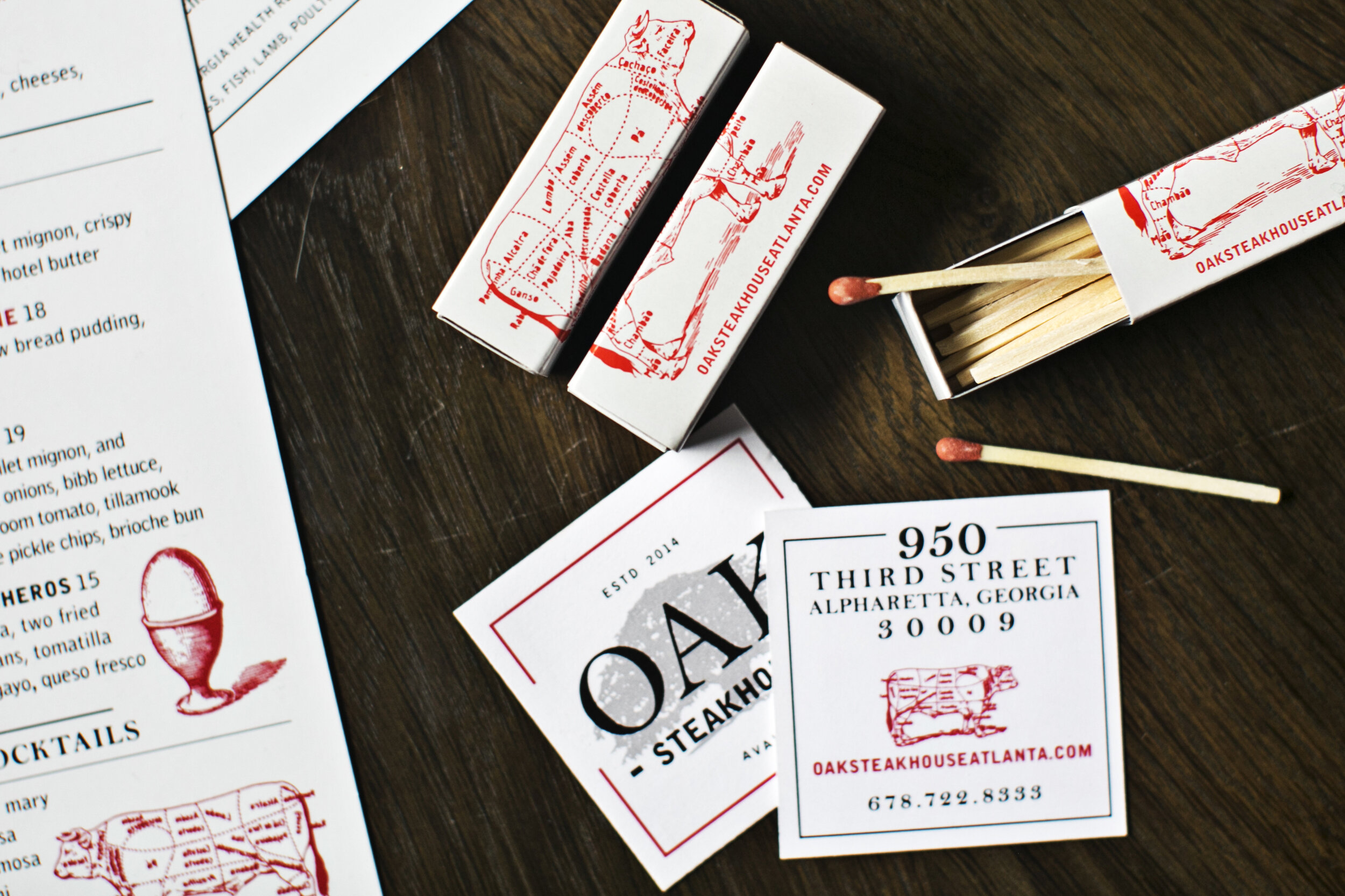 Oak Steakhouse matches