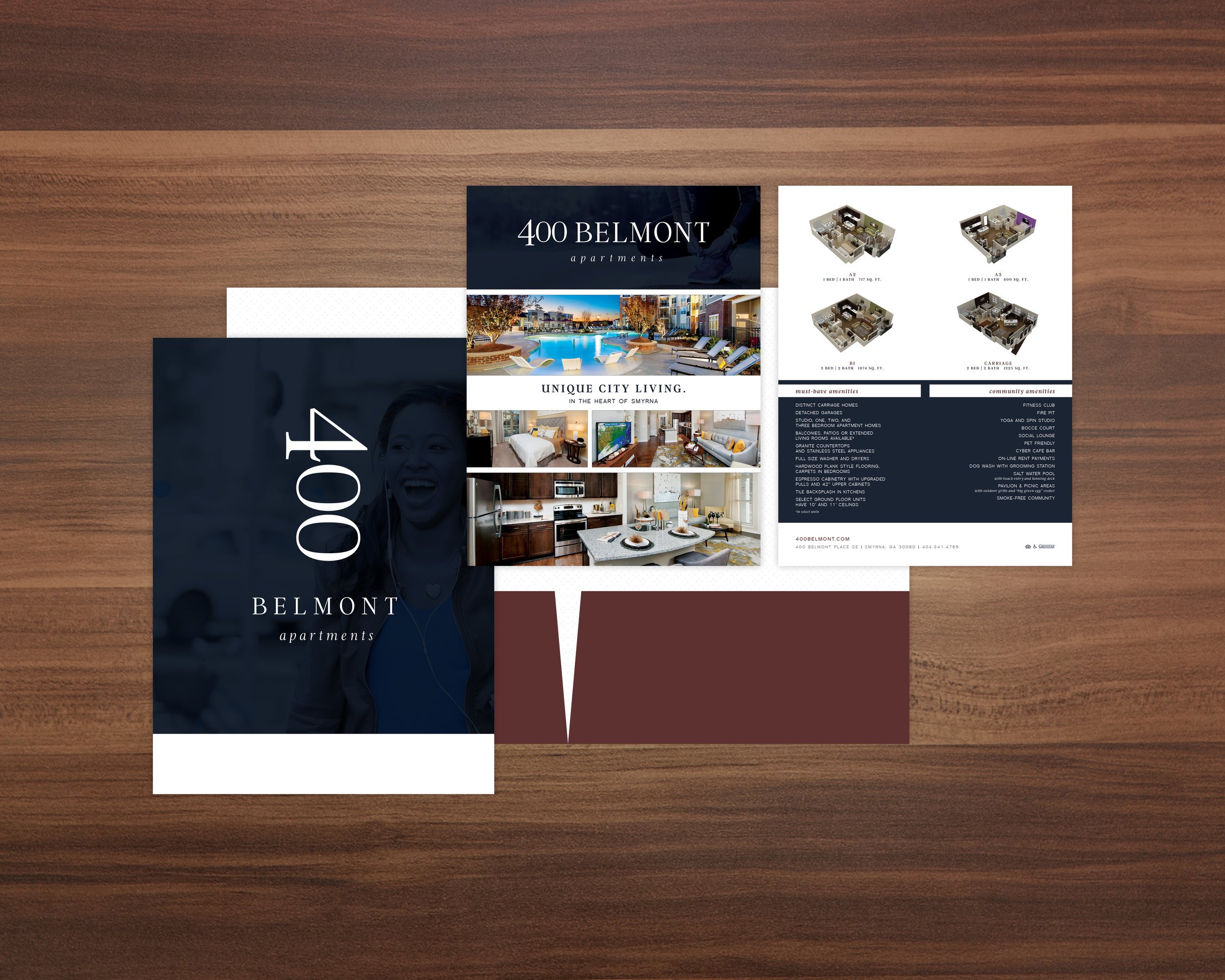 400 Belmont marketing materials