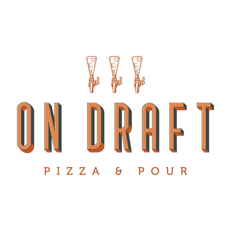 On Draft Pizza &amp; Pour logo