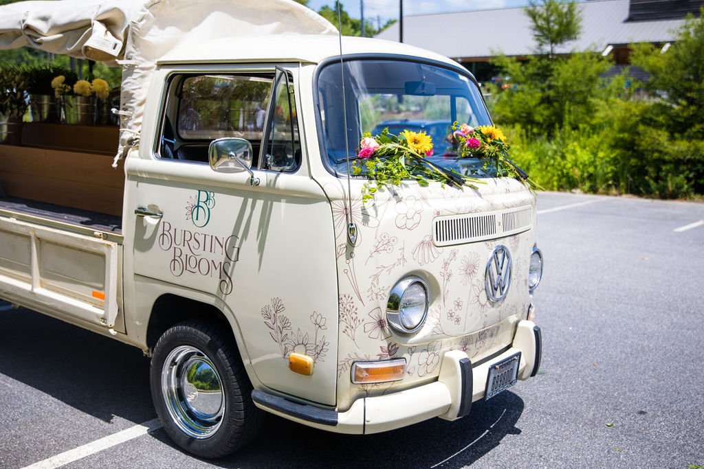 Bursting Blooms Flower Truck wrap