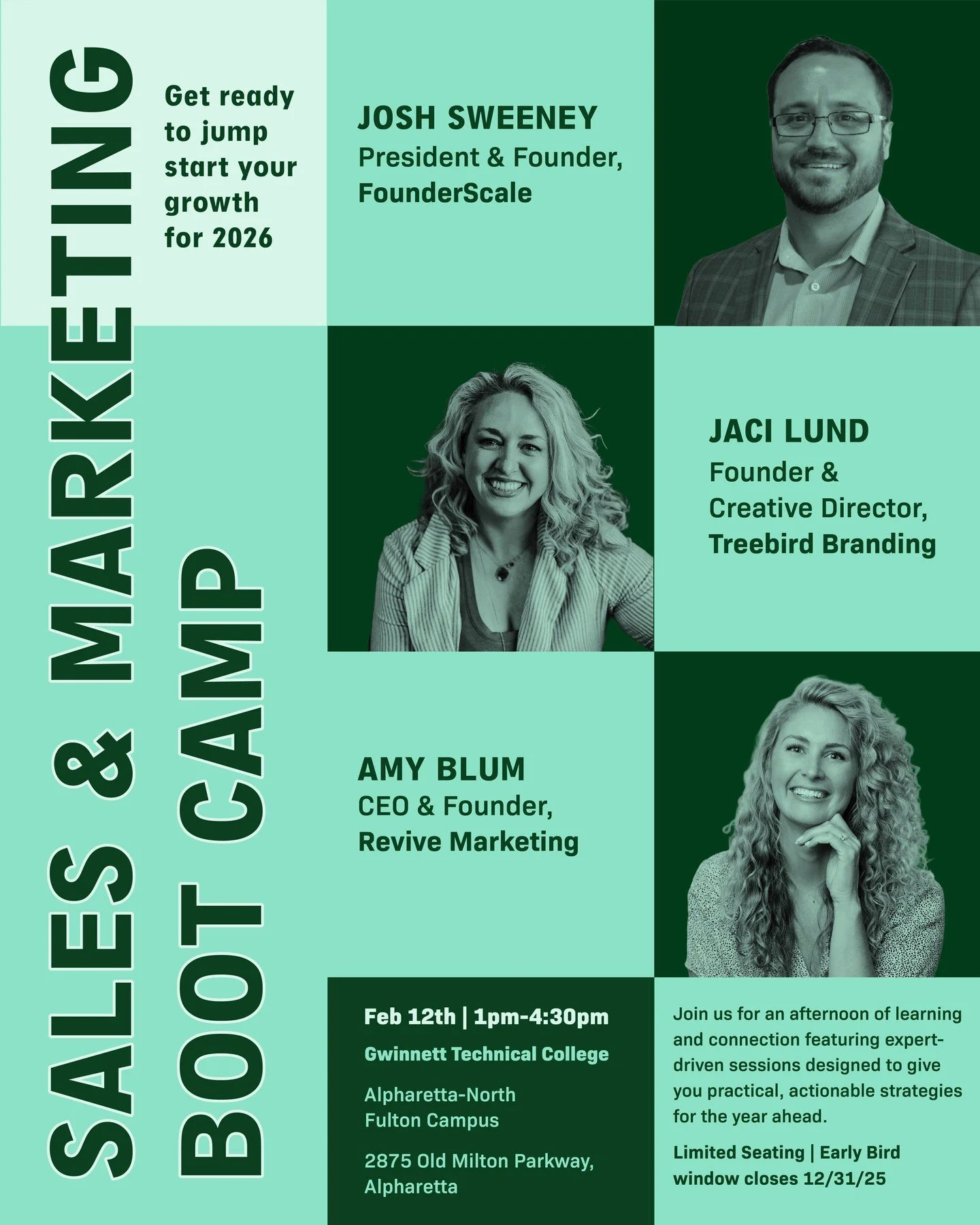 If you&rsquo;re feeling stuck, stretched thin, or unsure how to take your business to the next level, this boot camp is built for you. We&rsquo;ll break down the biggest blockers to revenue growth and show you how to overcome them through smarter bra