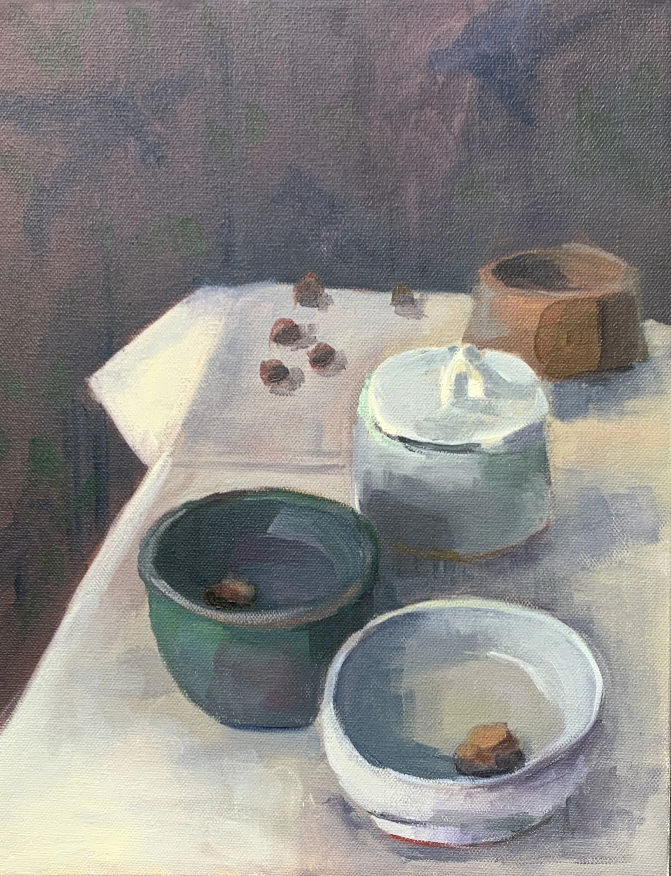 Winter Nuts, 11x14, oil on canvas, $500