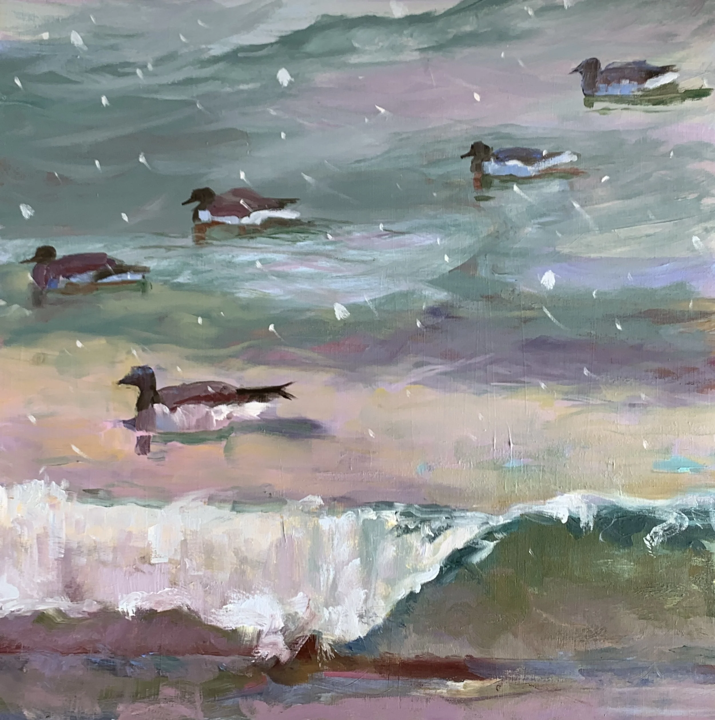 Weatherbeaten 2, 16x16, oil on board, $750