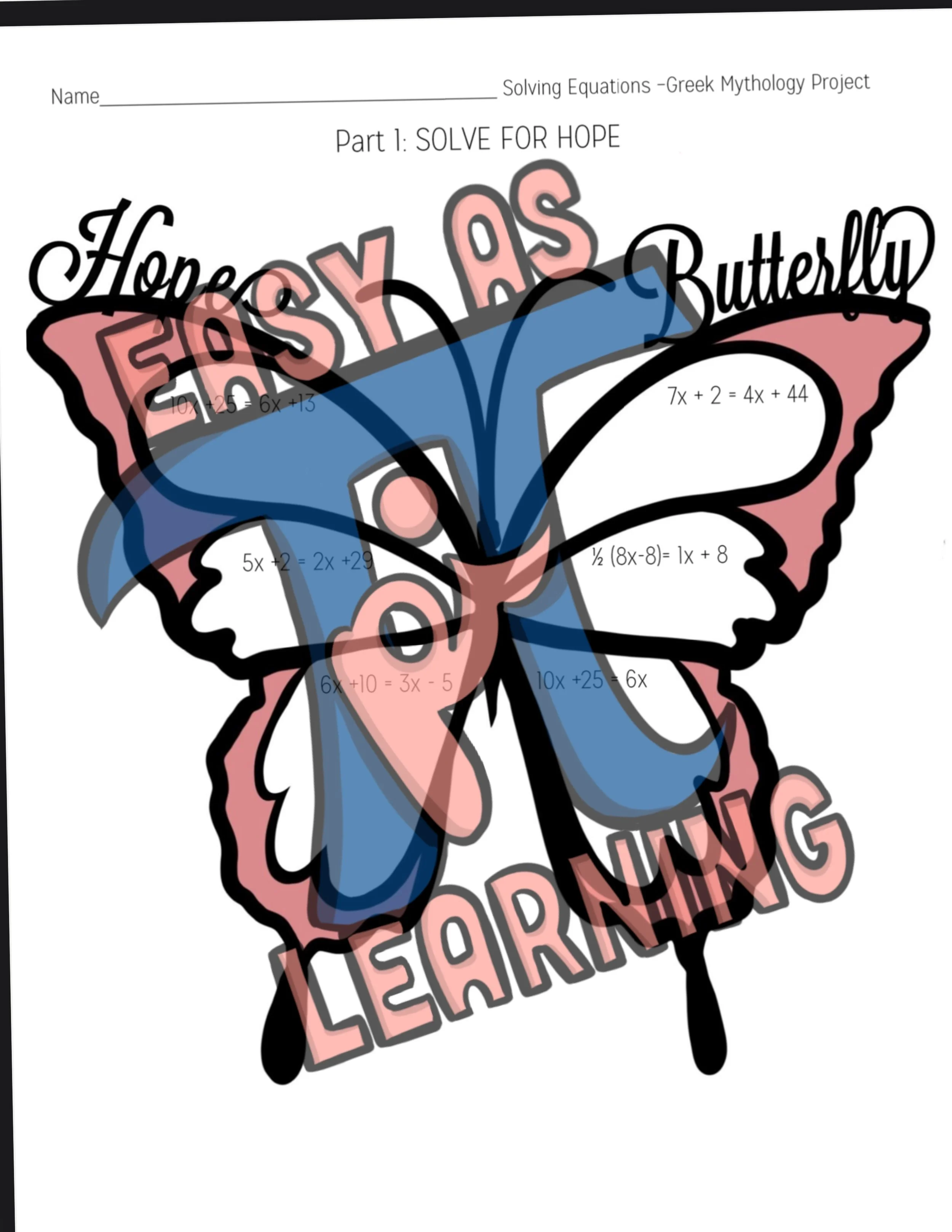 Solving Equations with Greek Mythology — EASY AS PI LEARNING