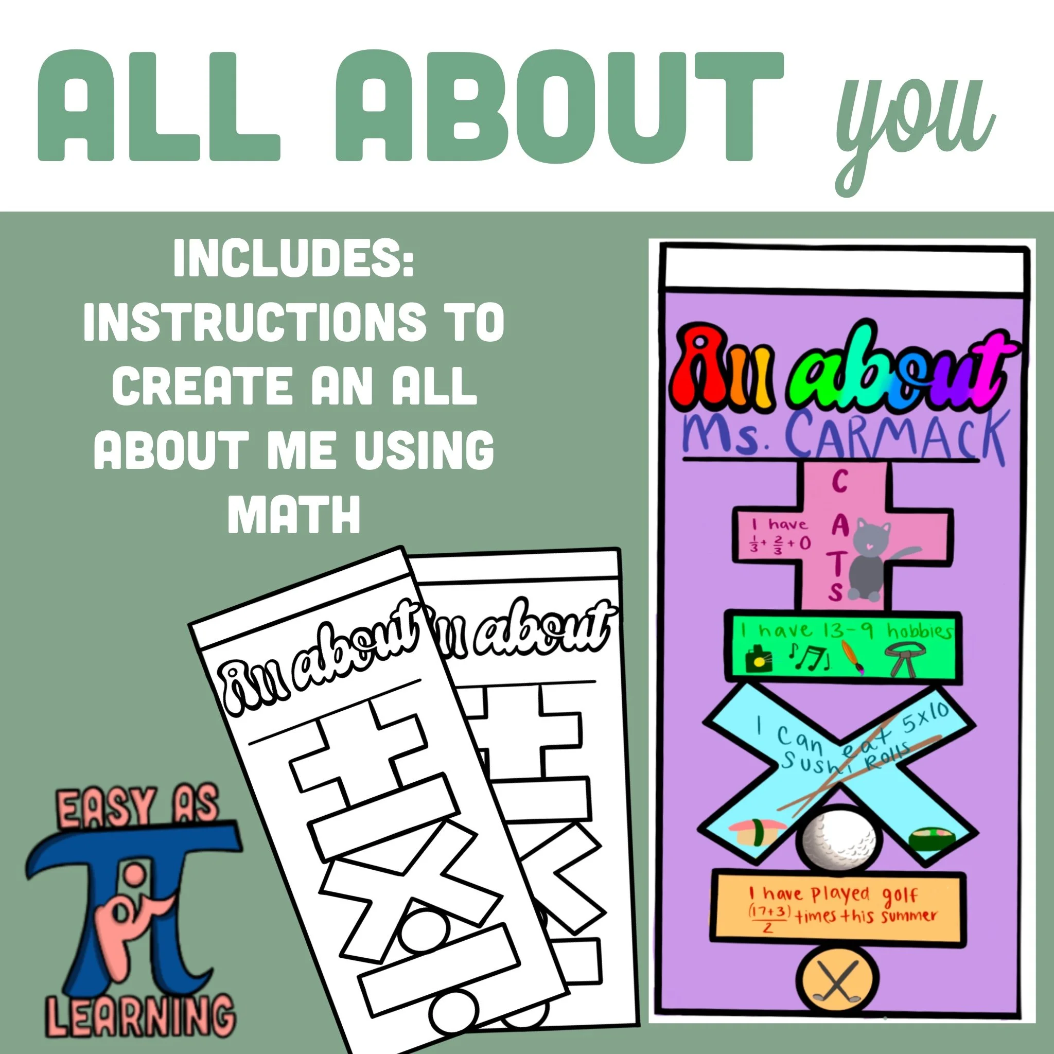 INCLUSIVE POSTERS — EASY AS PI LEARNING