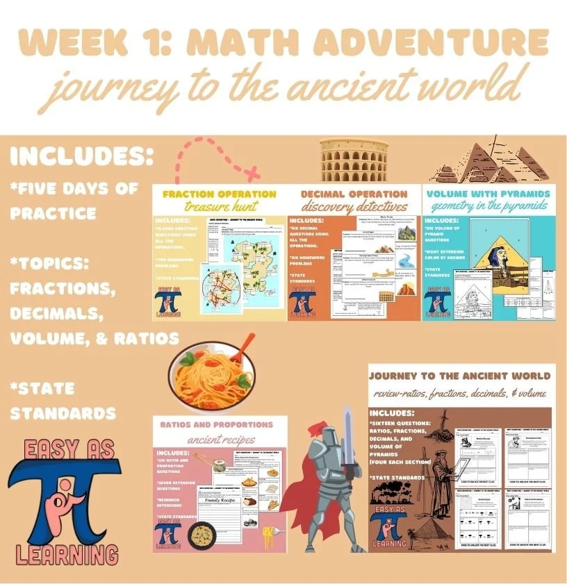 Review-5th Grade Concepts-Math Adventure - Journey to the Ancient World ...