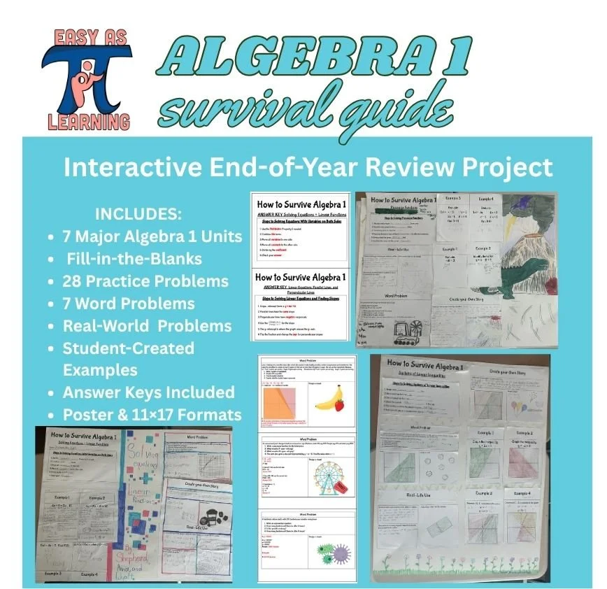 Algebra 1 Survival Guide Project