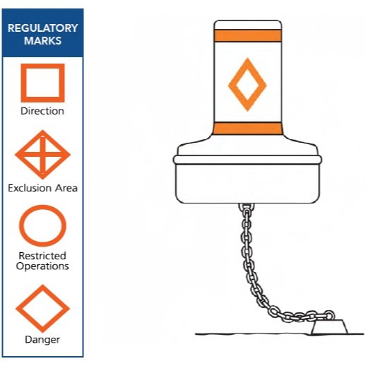 regulatory lake buoy