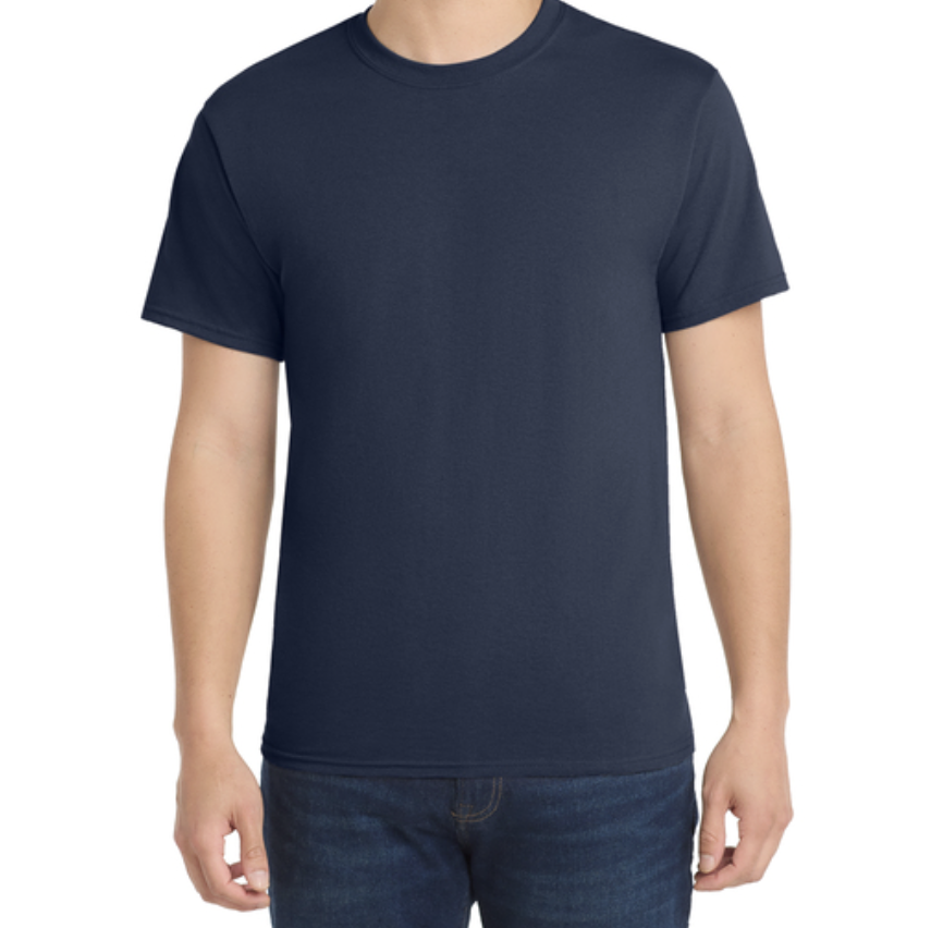 PORT & CO - PC55 - NAVY - $12.00 (AVAILABLE IN TALL SIZES)
