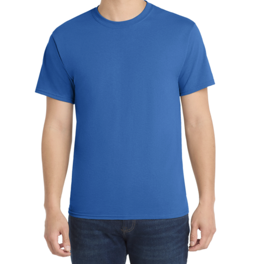 PORT & CO - PC55 - ROYAL - $12.00 (AVAILABLE IN TALL SIZES)