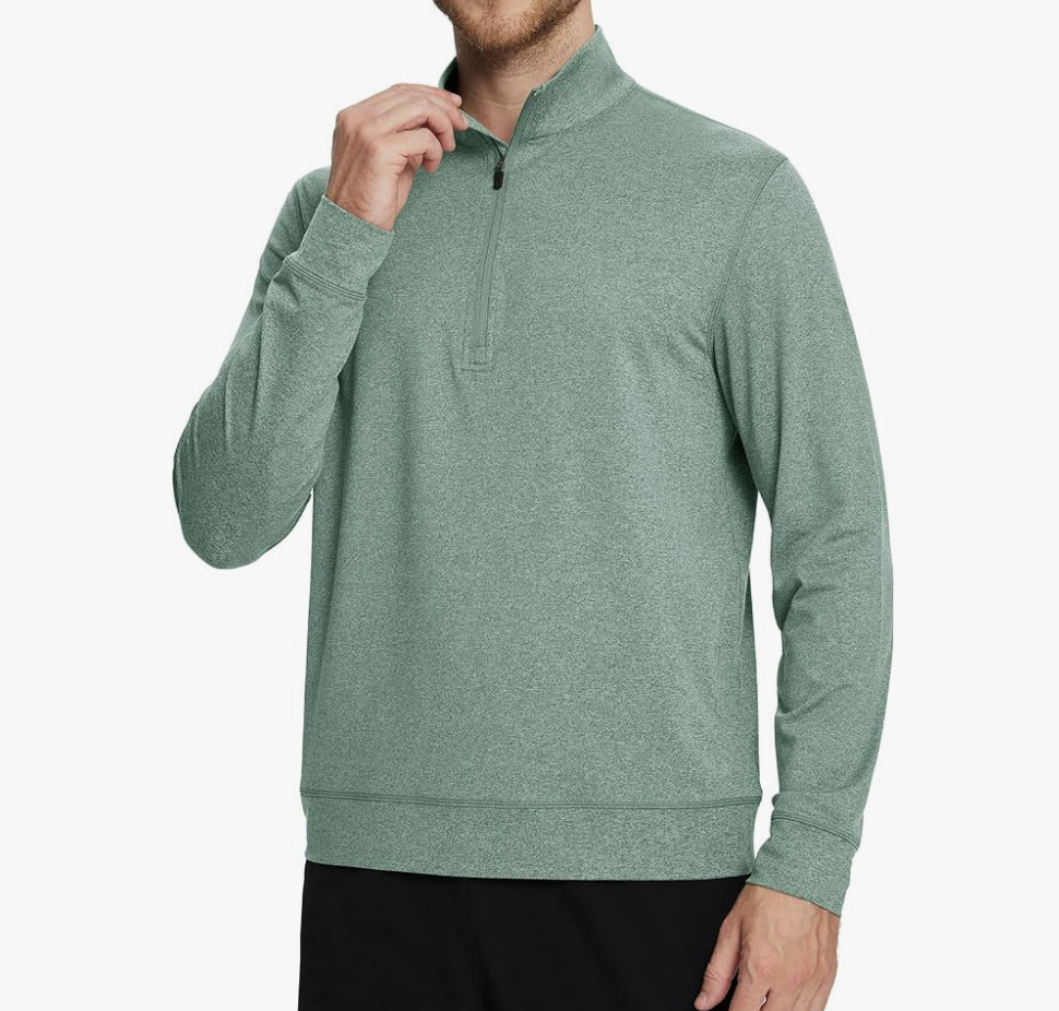 MAELREG - MQZPH - DARK GREEN MELANGE - $37.00
