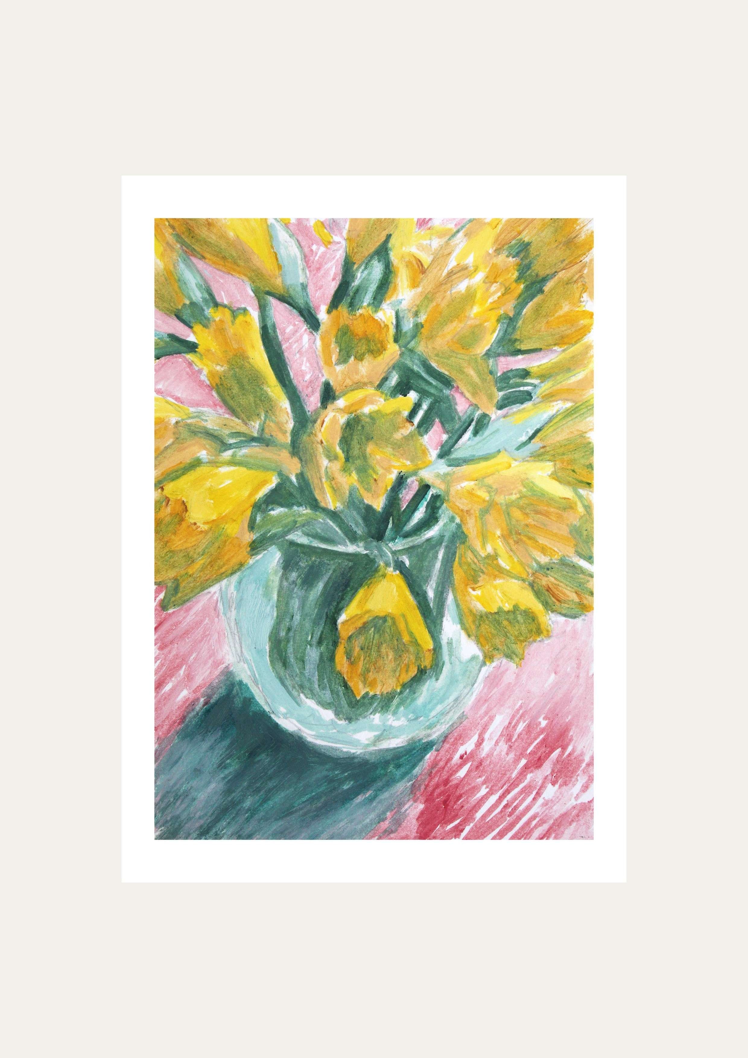 Daffodils in Vase