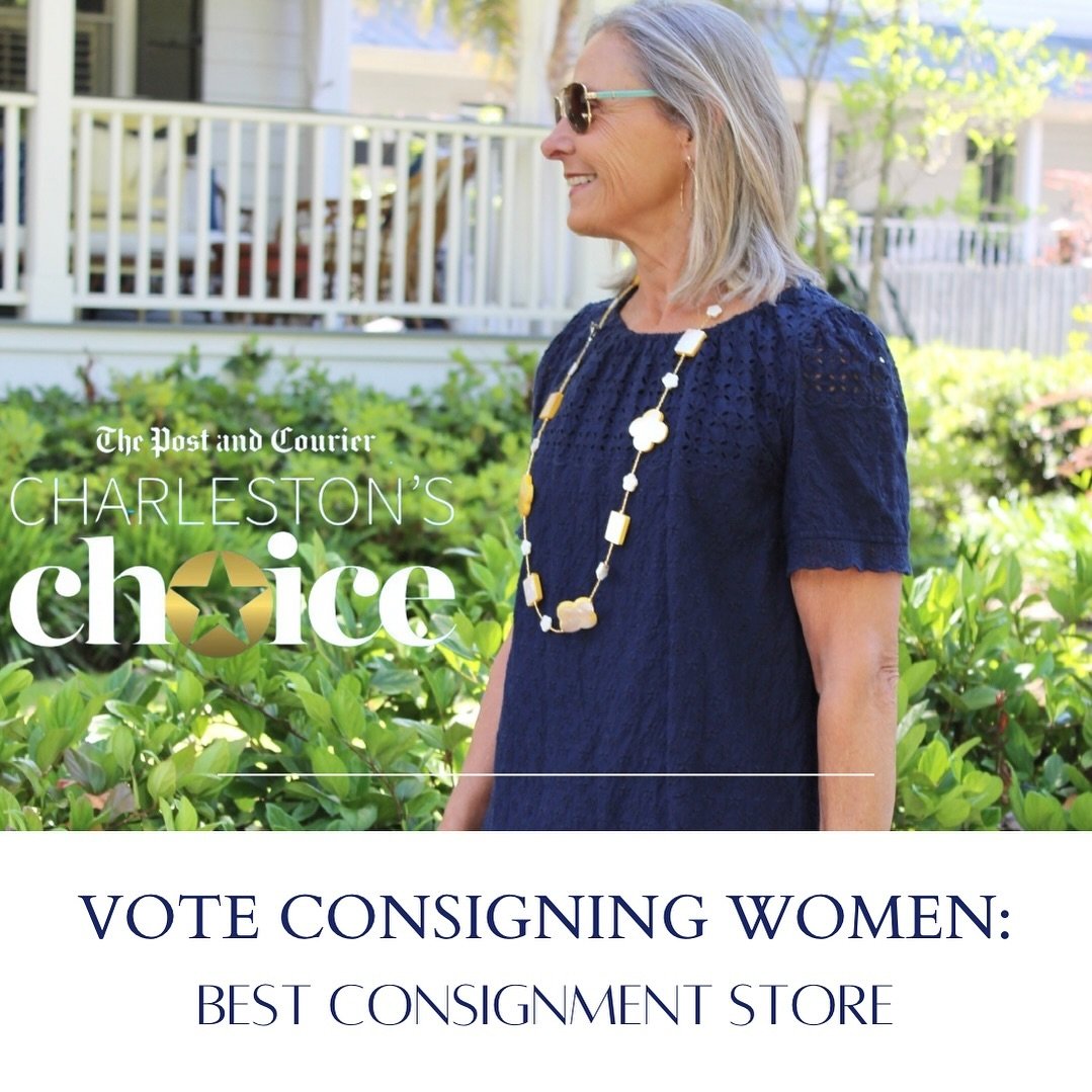 @postandcourier Charleston&rsquo;s Choice 2024 is here! We thank you all for your support this year. Come shop, consign, and vote at the link in our bio! 🏆 

#consigningwomen #cw #consign #chschoice #vote #postandcourier #voting #business #smallbusi