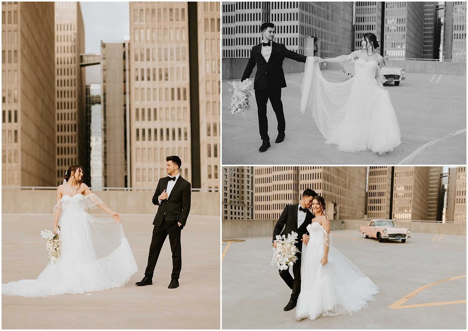ATLANTA WEDDING PHOTOGRAPHER, COUPLE, ROOFTOP, ATLANTA MARRIOT MARQUIS, ELOPEMENT, WEDDING DRESS, BRIDE AND GROOM, ELOPEMENT SESSION, ROMANTIC PHOTOS