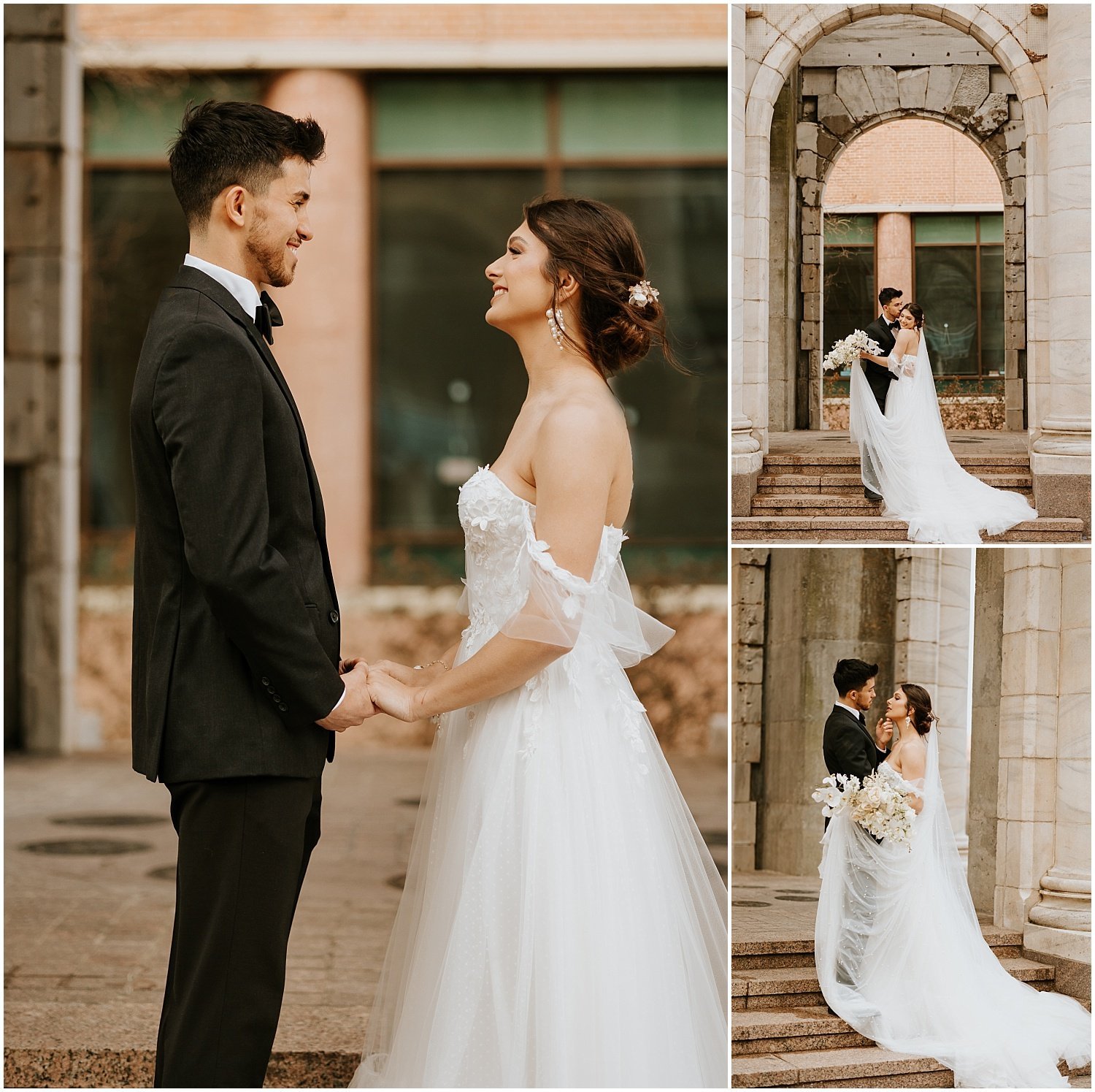 ATLANTA WEDDING PHOTOGRAPHER, COUPLE, ROOFTOP, ATLANTA MARRIOT MARQUIS, ELOPEMENT, WEDDING DRESS, BRIDE AND GROOM, ELOPEMENT SESSION, ROMANTIC PHOTOS